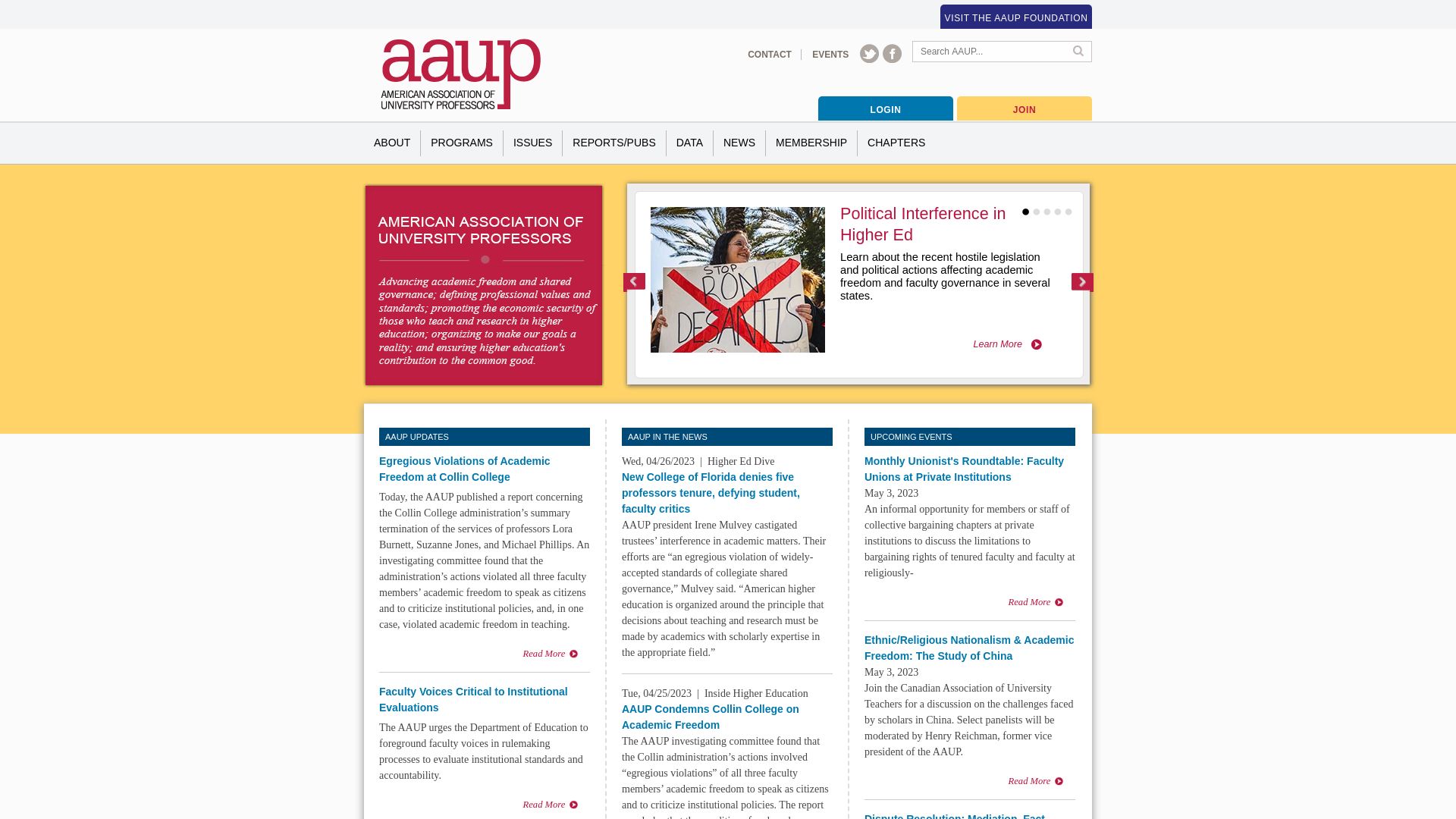 网站状态 aaup.org 是  在线的