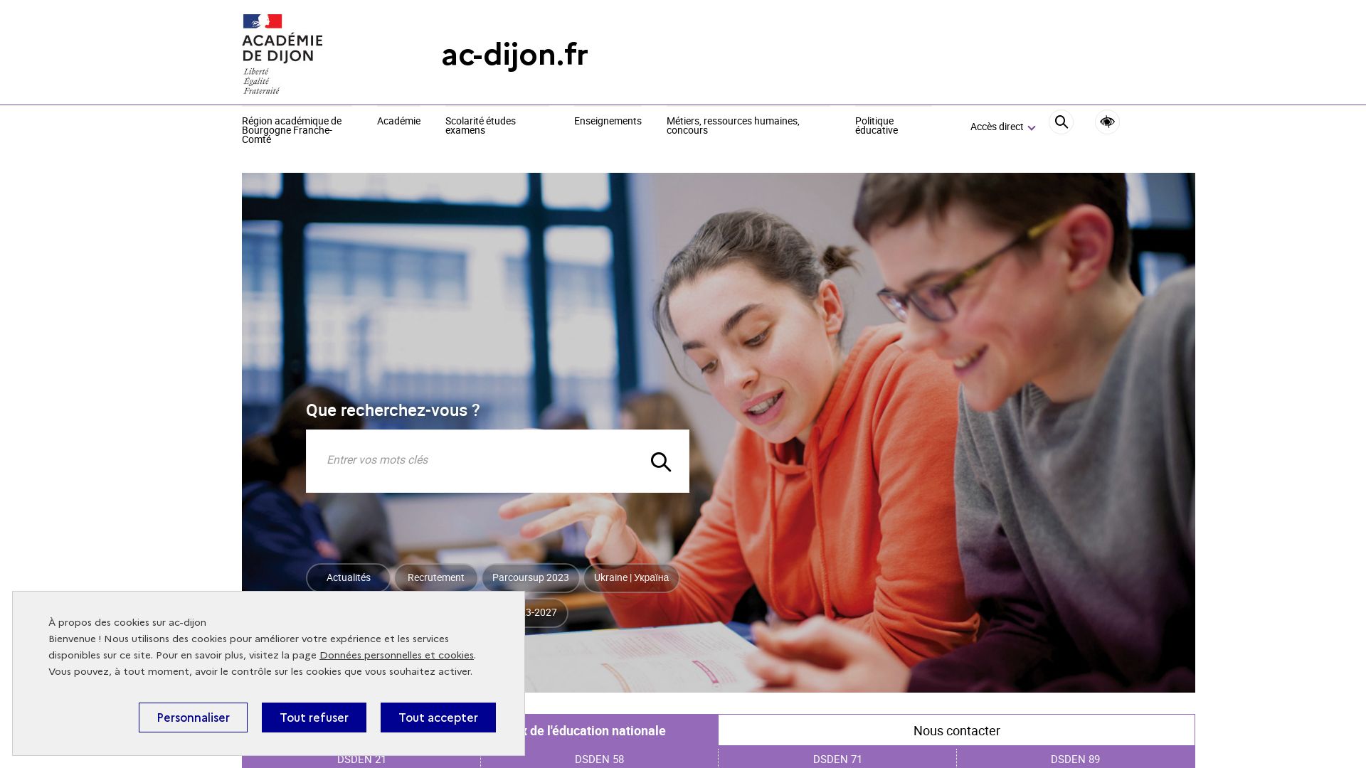 网站状态 ac-dijon.fr 是  在线的