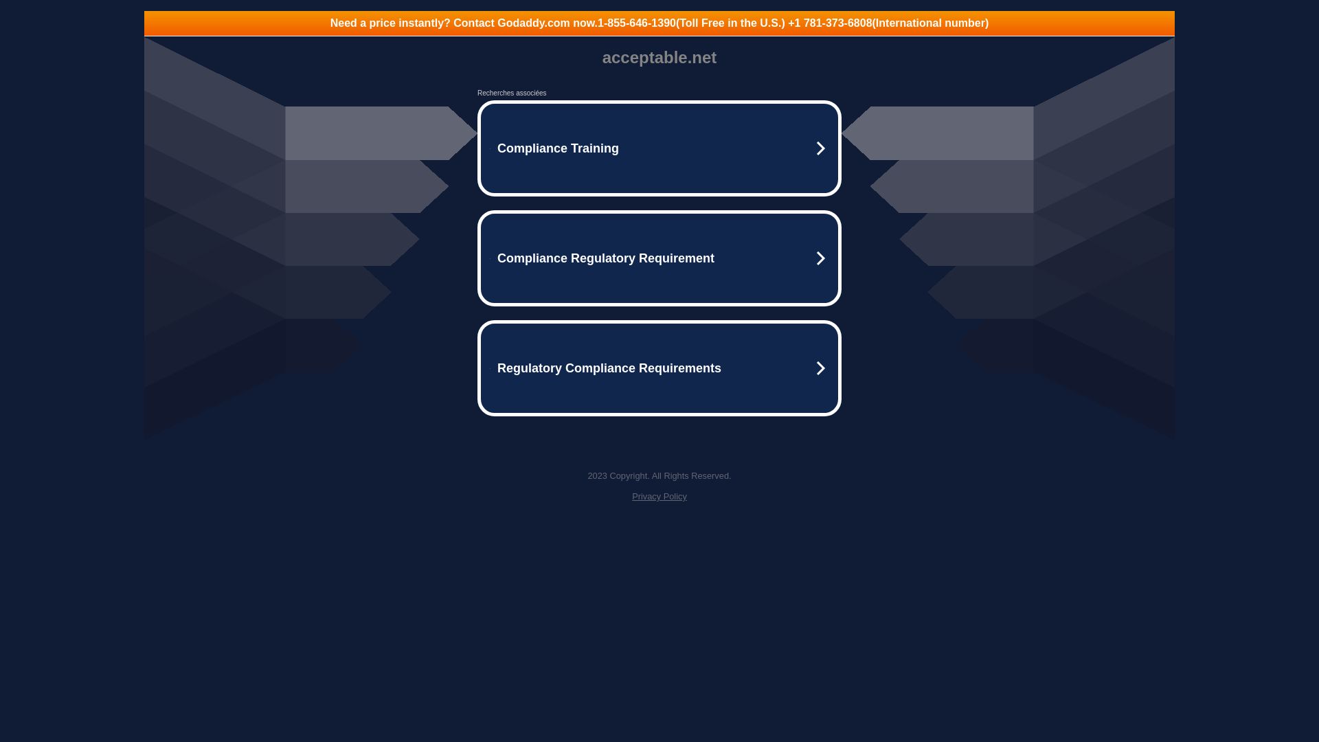 网站状态 acceptable.net 是  在线的