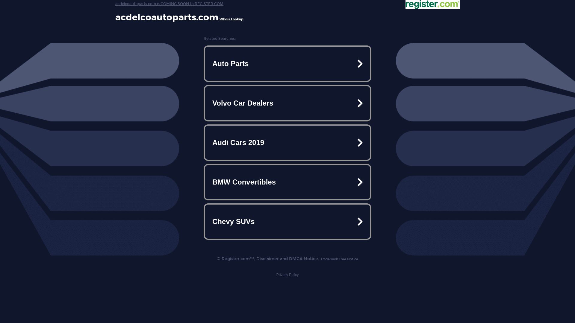 网站状态 acdelcoautoparts.com 是  在线的