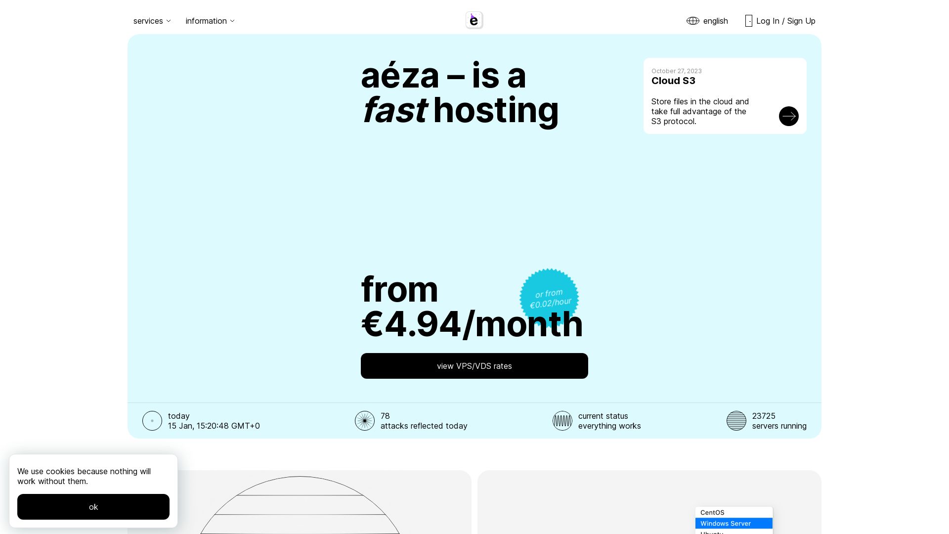 网站状态 aeza.net 是  在线的