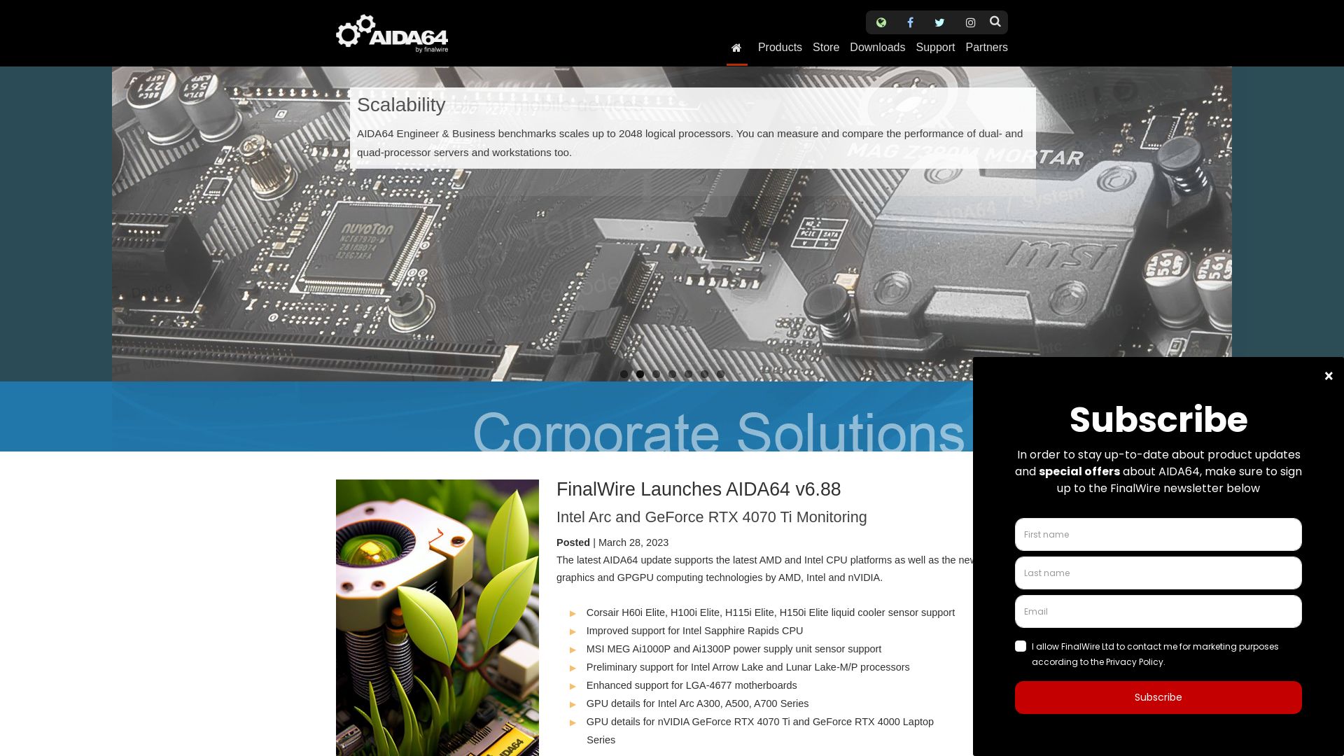 网站状态 aida64.com 是  在线的