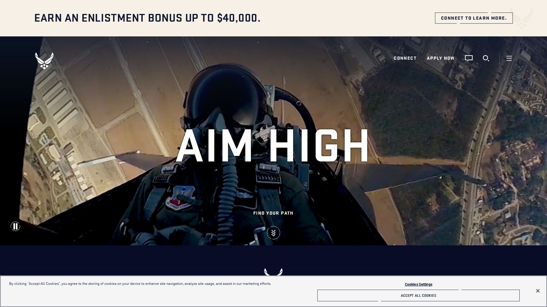 网站状态 airforce.com 是  在线的