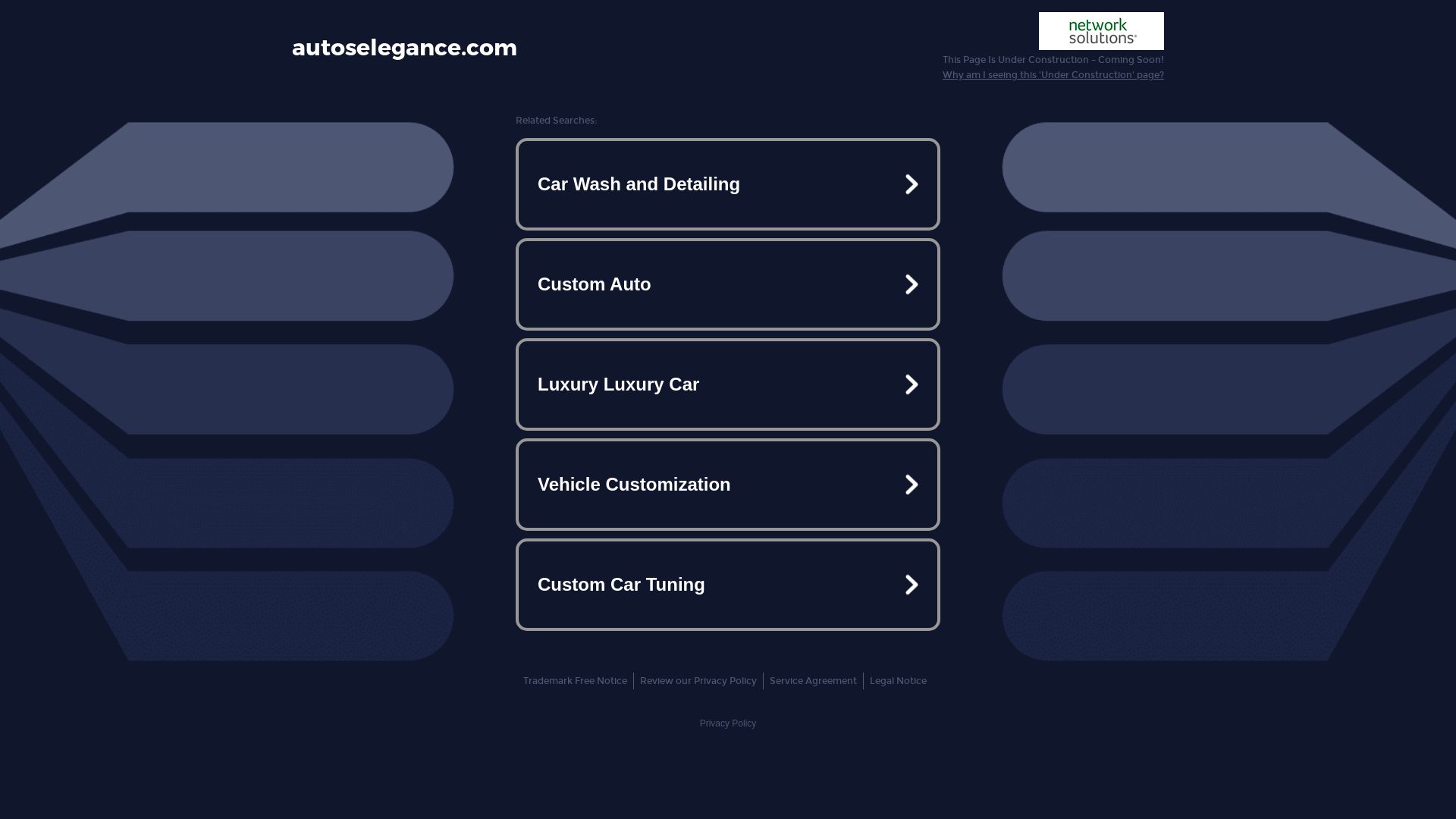 网站状态 autoselegance.com 是  在线的