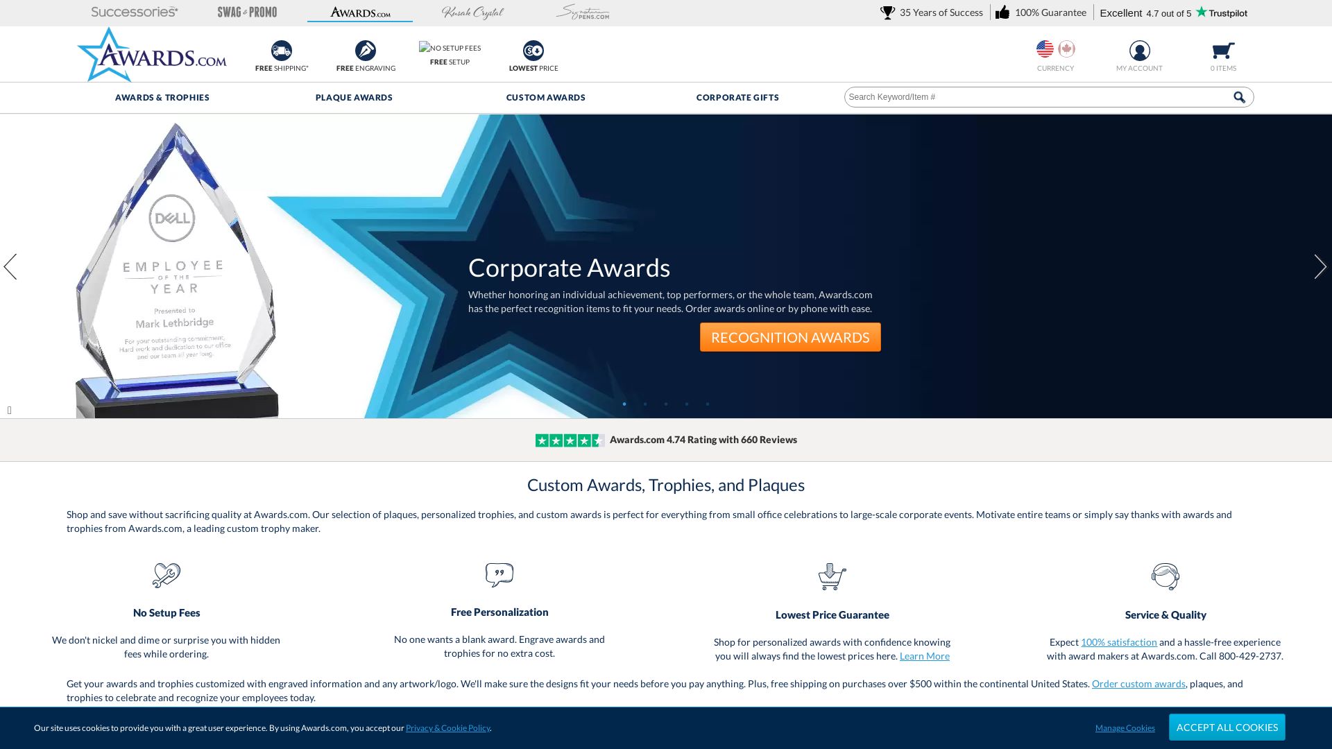 网站状态 awards.com 是  在线的