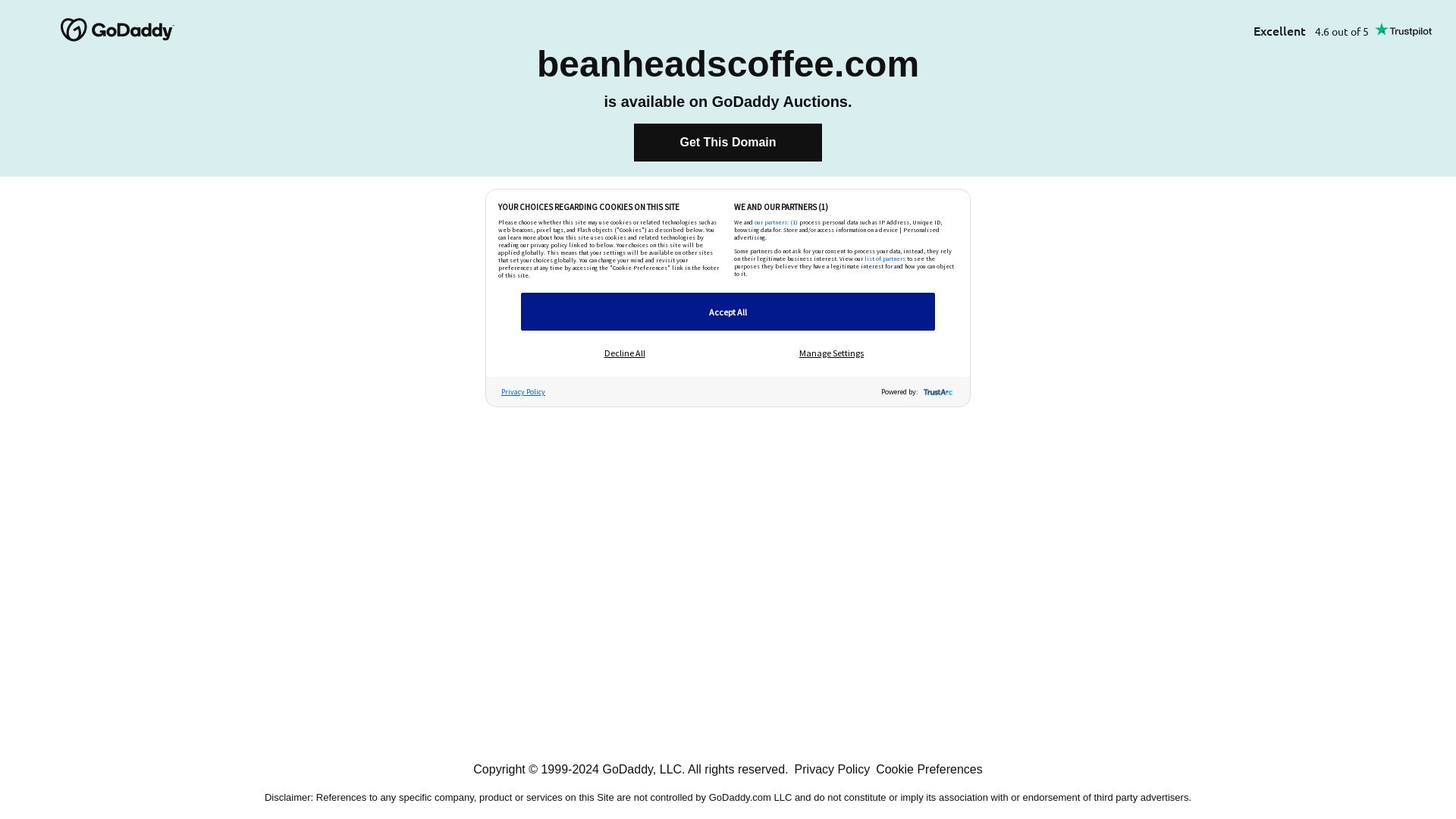 网站状态 beanheadscoffee.com 是  在线的