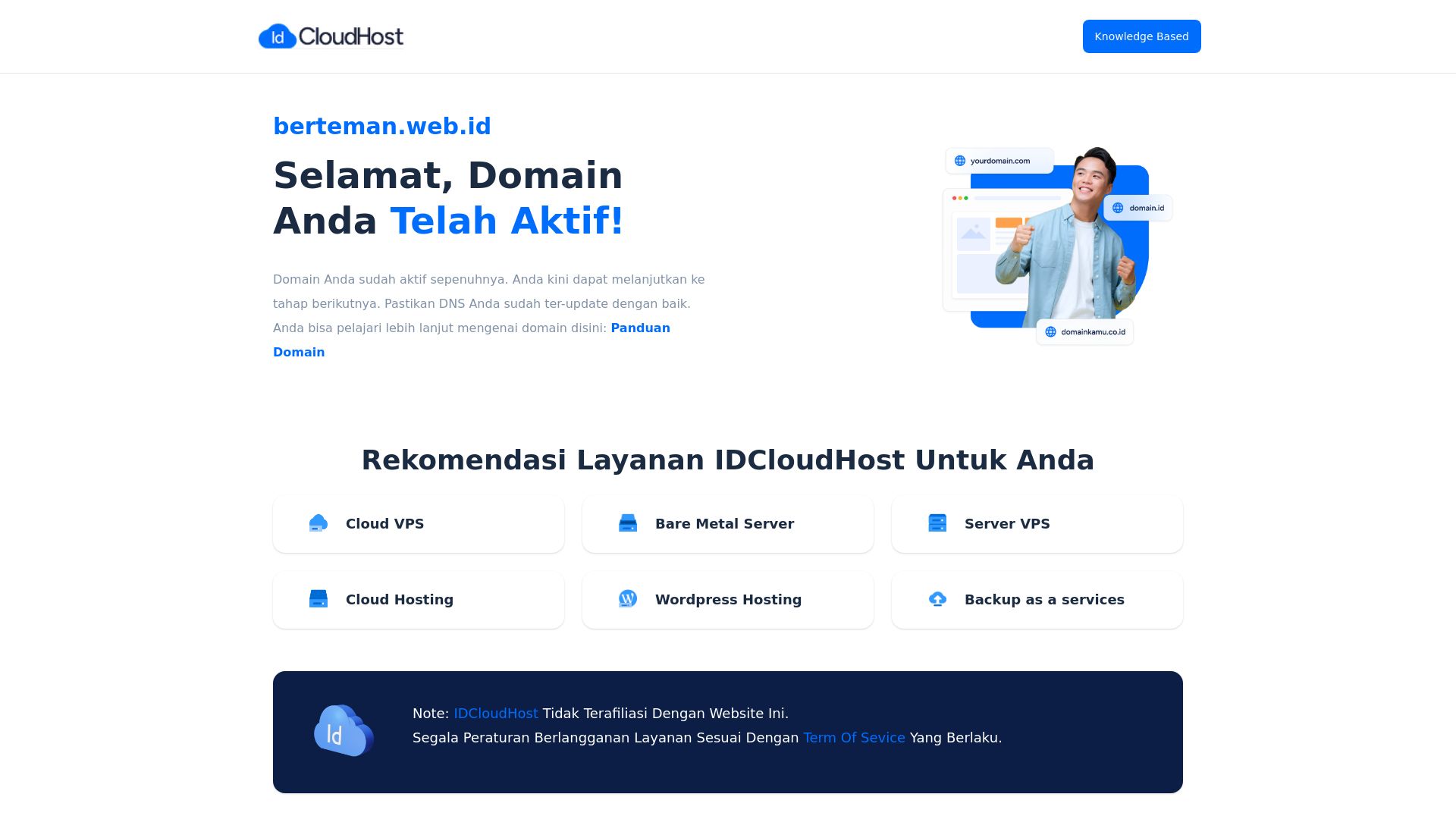 网站状态 berteman.web.id 是  在线的