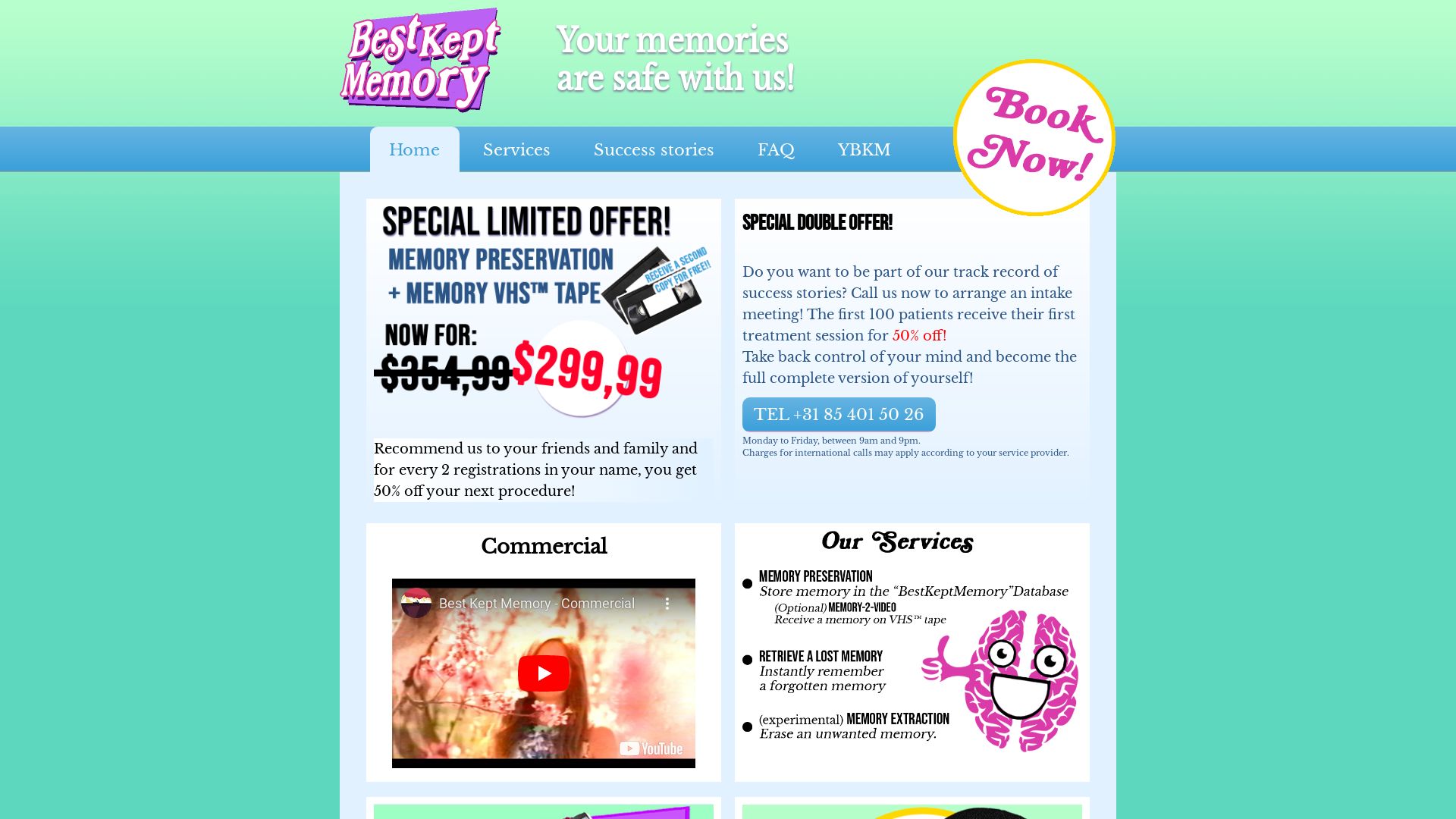 网站状态 bestkeptmemory.com 是  在线的