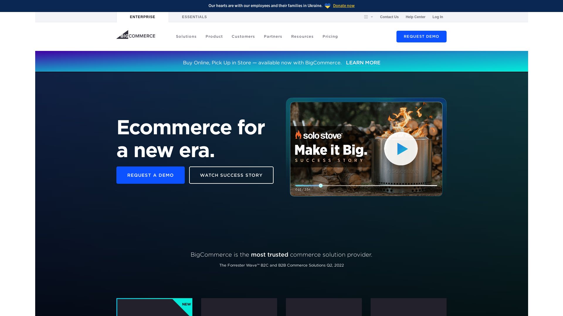 网站状态 bigcommerce.com 是  在线的