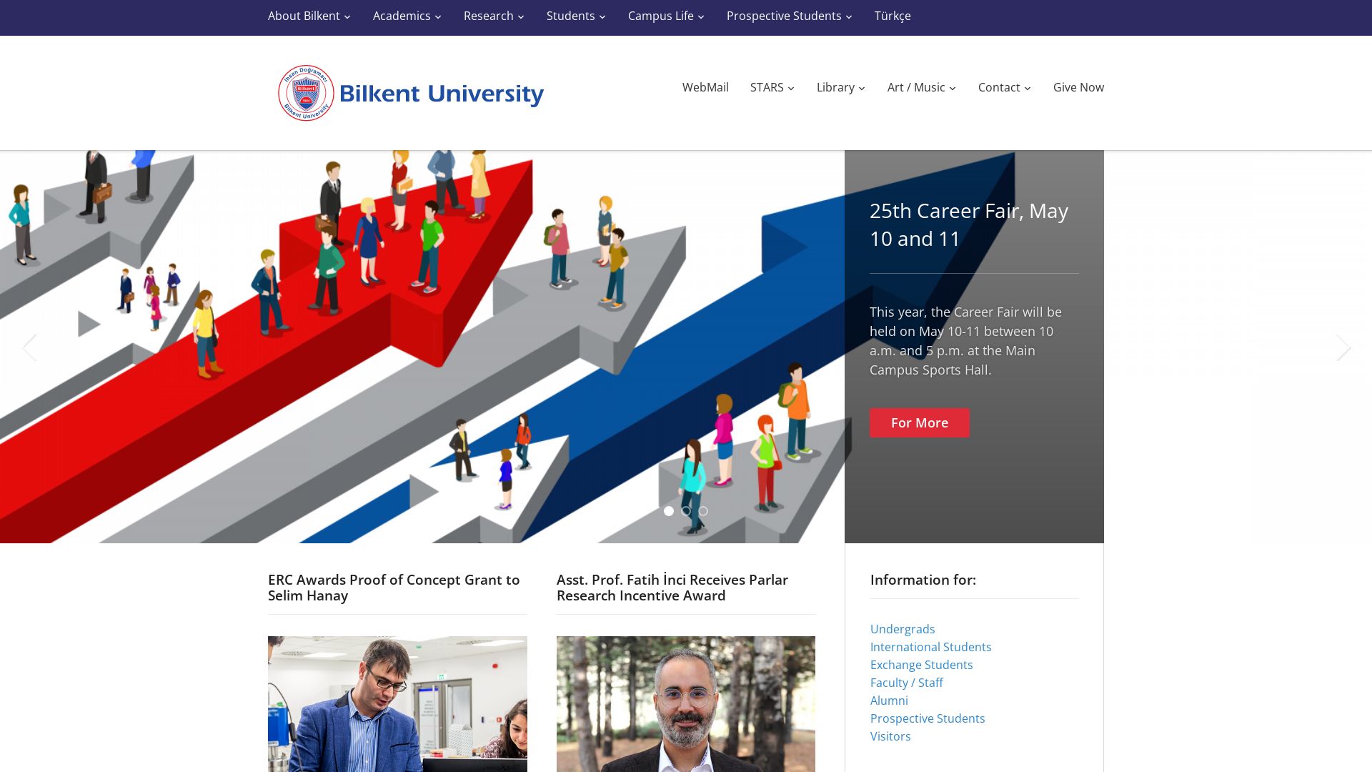 网站状态 bilkent.edu.tr 是  在线的