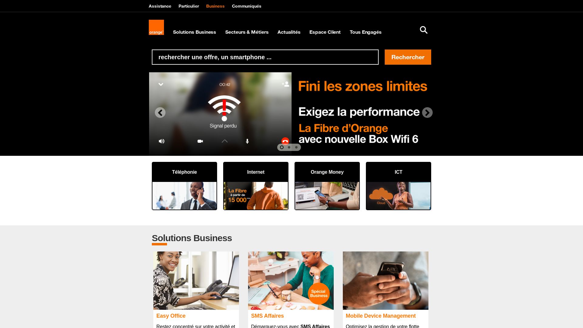 网站状态 business.orange.ci 是  在线的