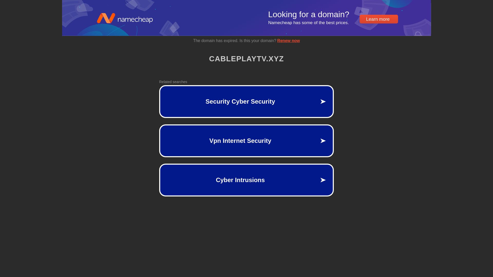 网站状态 cableplaytv.xyz 是  在线的