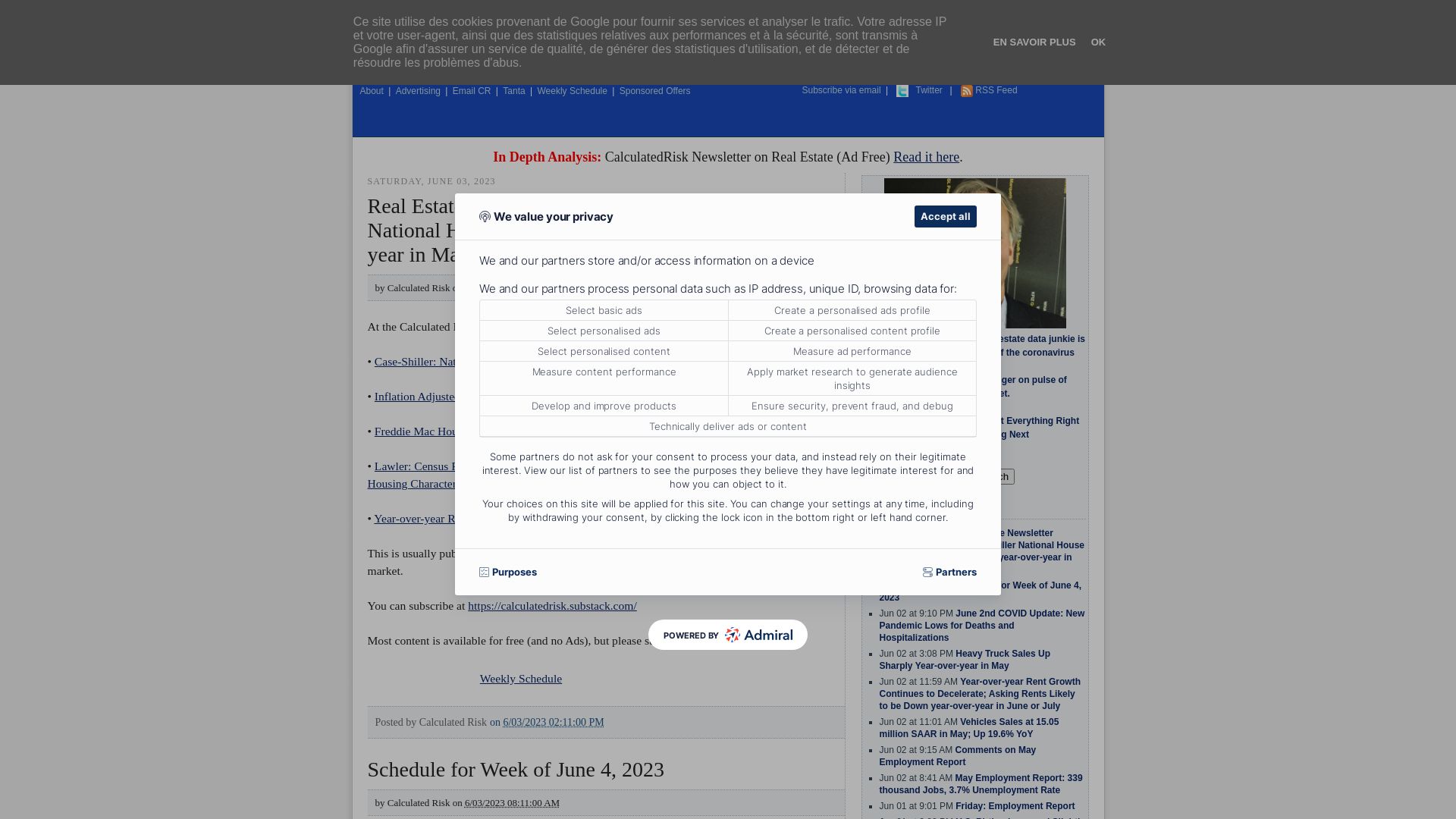 网站状态 calculatedriskblog.com 是  在线的