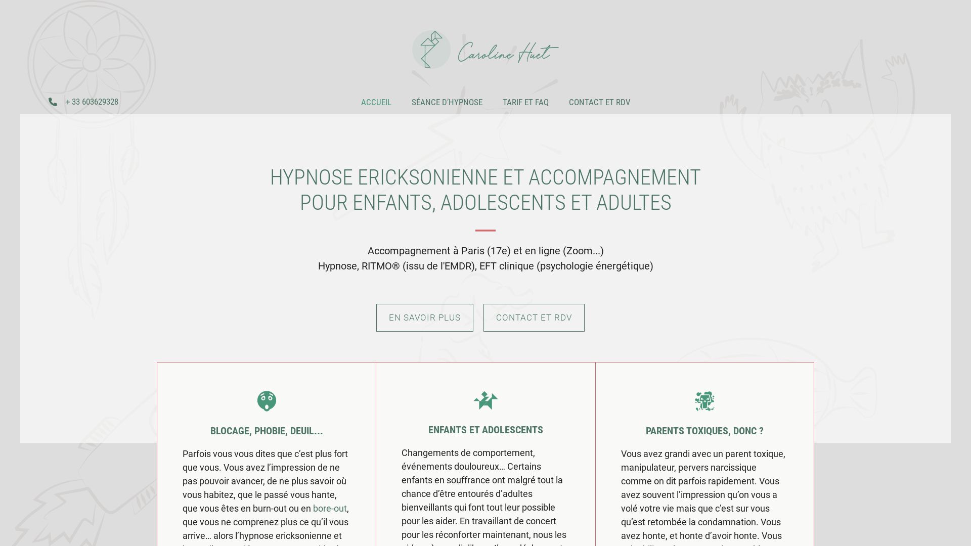 网站状态 carolinehuet.fr 是  在线的
