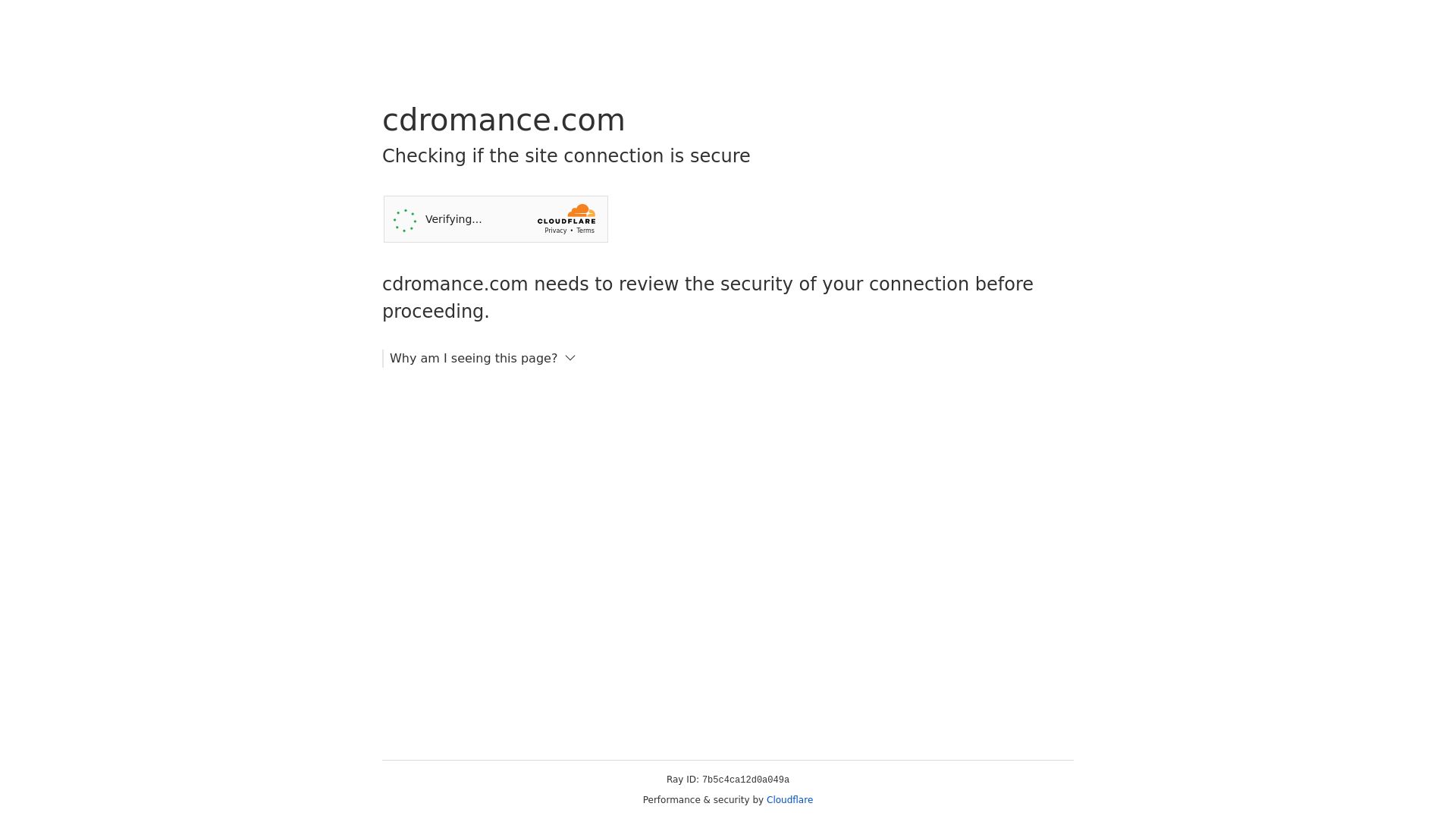网站状态 cdromance.com 是  在线的