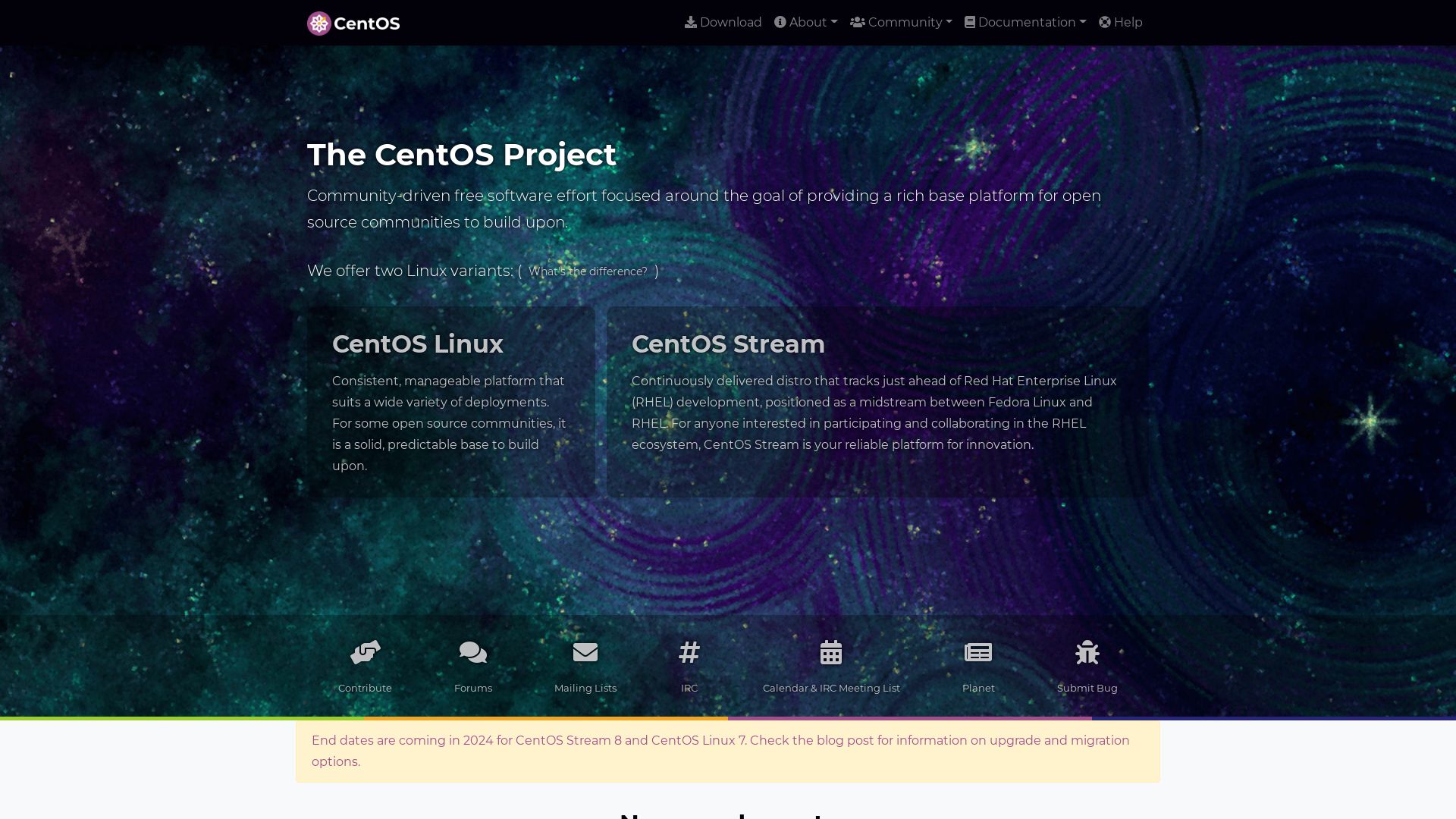 网站状态 centos.org 是  在线的