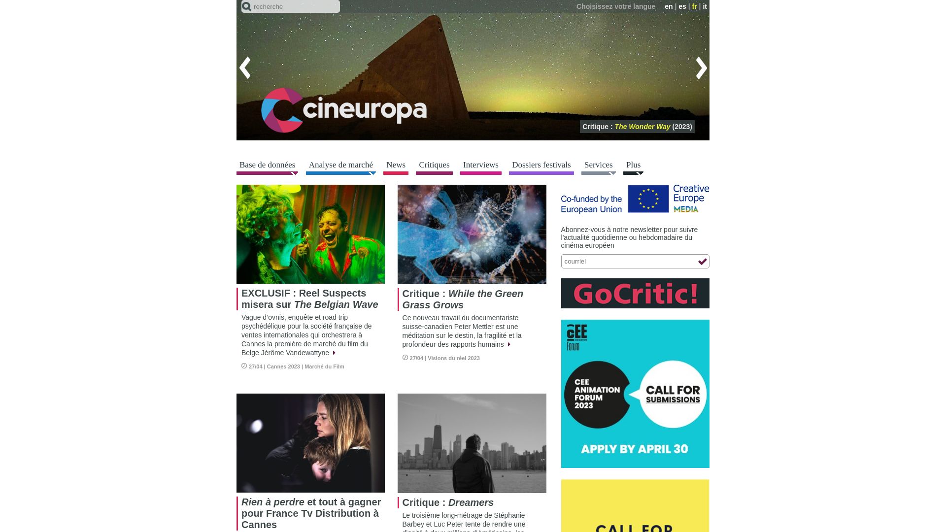 网站状态 cineuropa.org 是  在线的