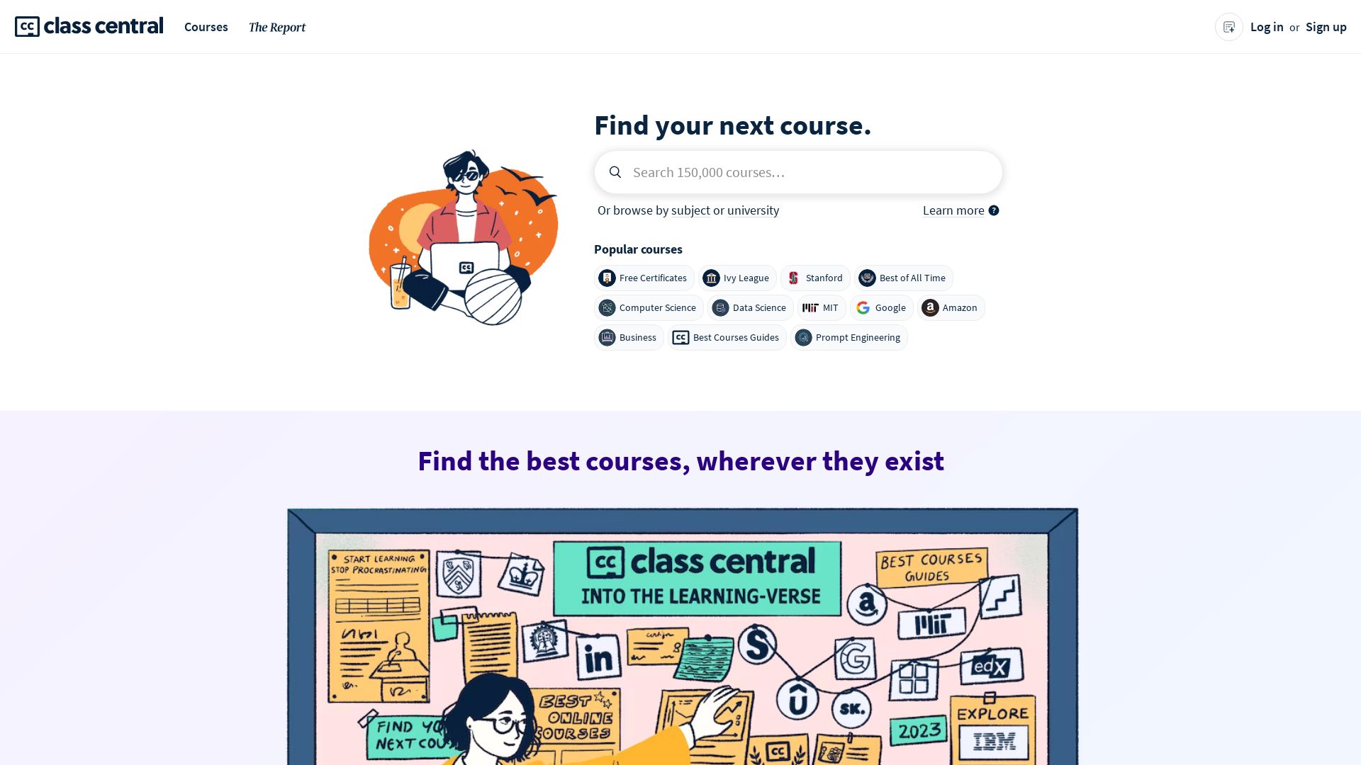 网站状态 classcentral.com 是  在线的