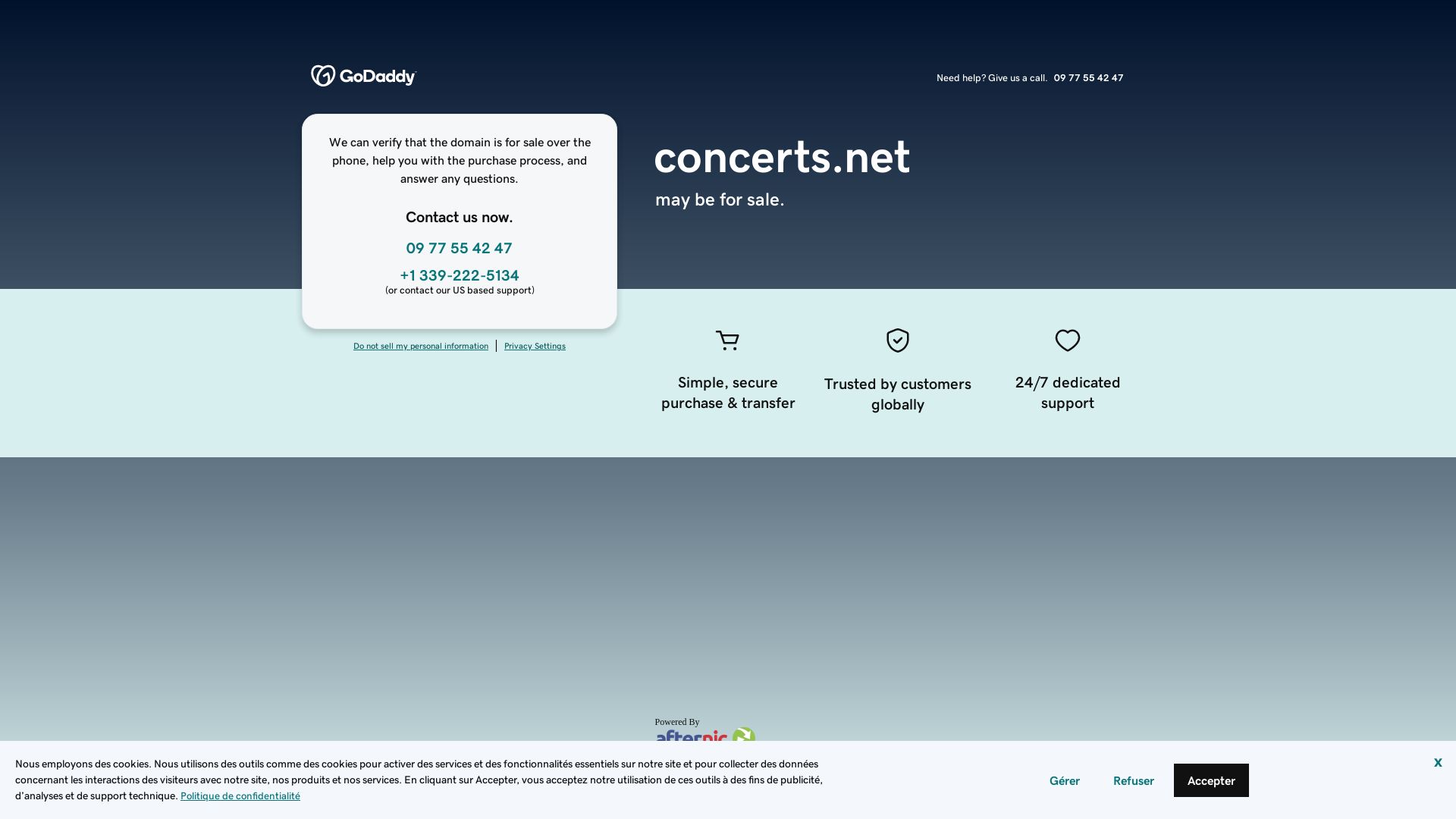 网站状态 concerts.net 是  在线的