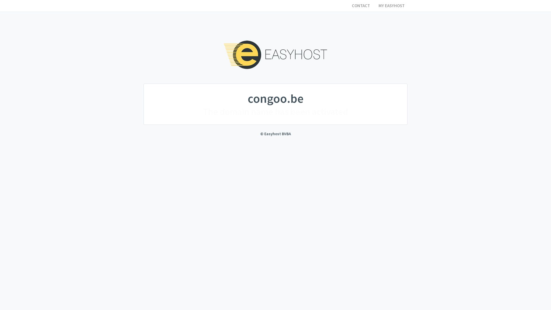 网站状态 congoo.be 是  在线的