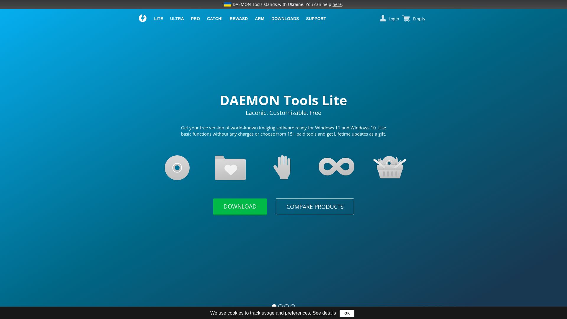 网站状态 daemon-tools.cc 是  在线的