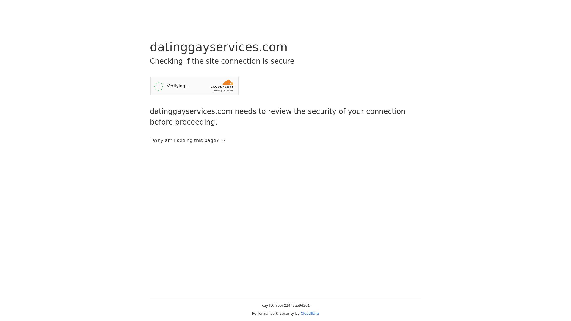 网站状态 datinggayservices.com 是  在线的