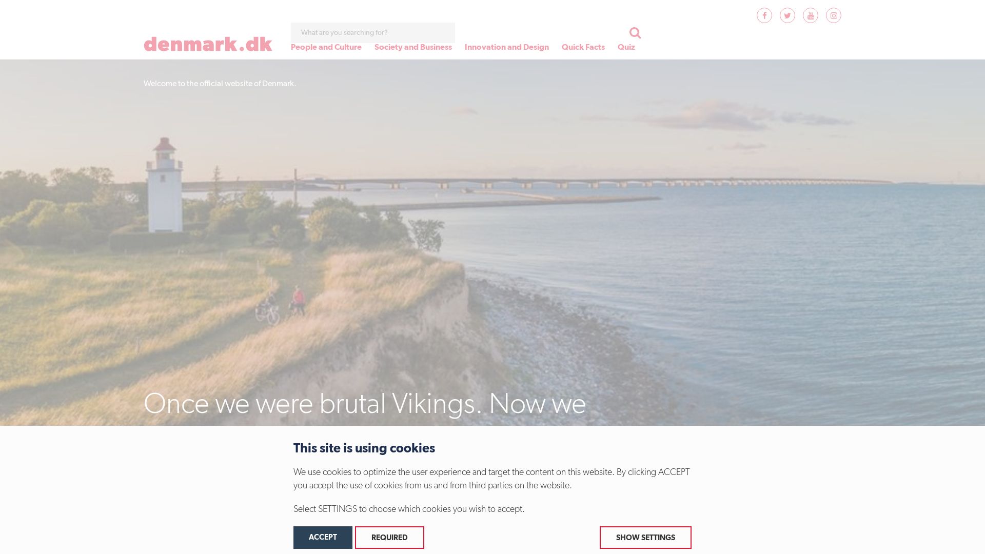 网站状态 denmark.dk 是  在线的
