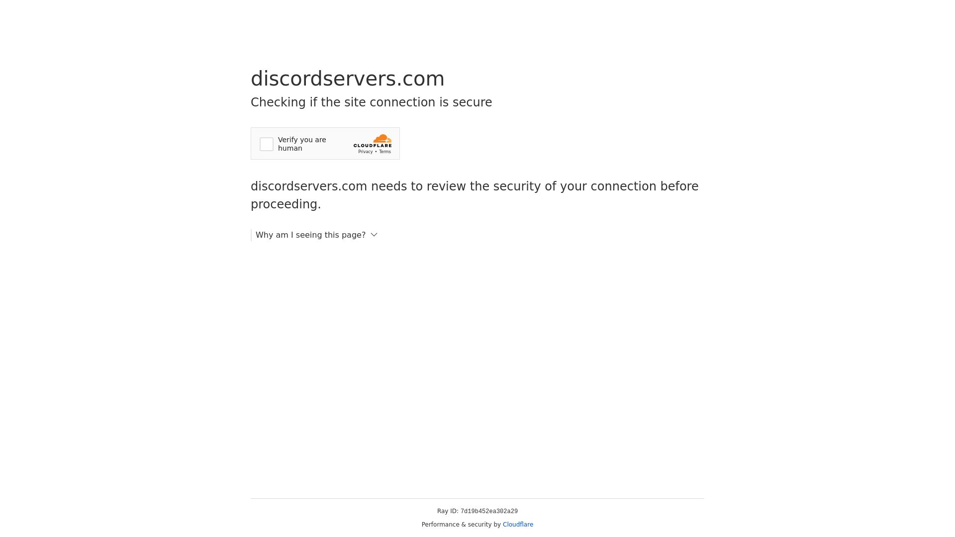 网站状态 discordservers.com 是  在线的