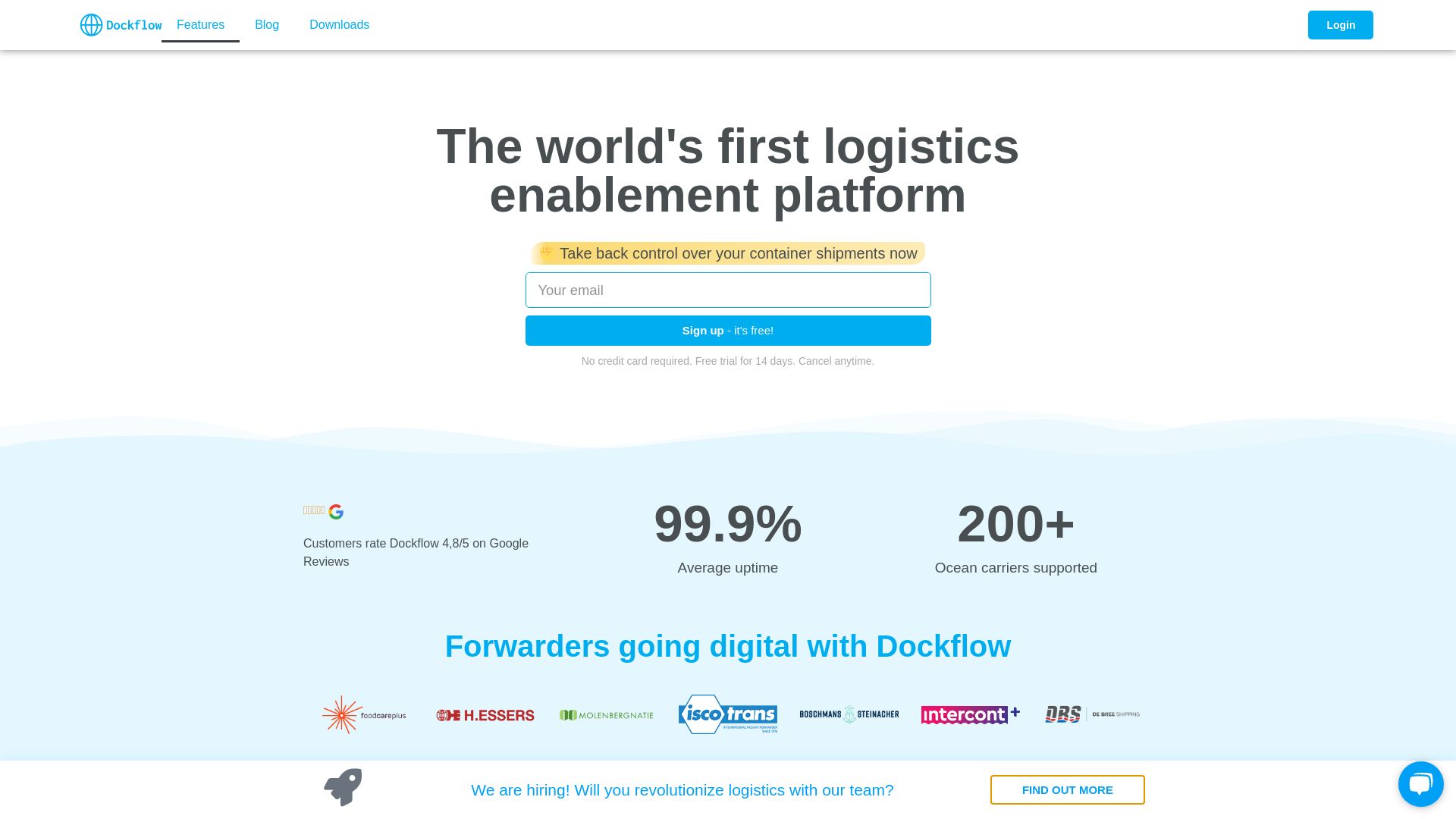 网站状态 dockflow.com 是  在线的