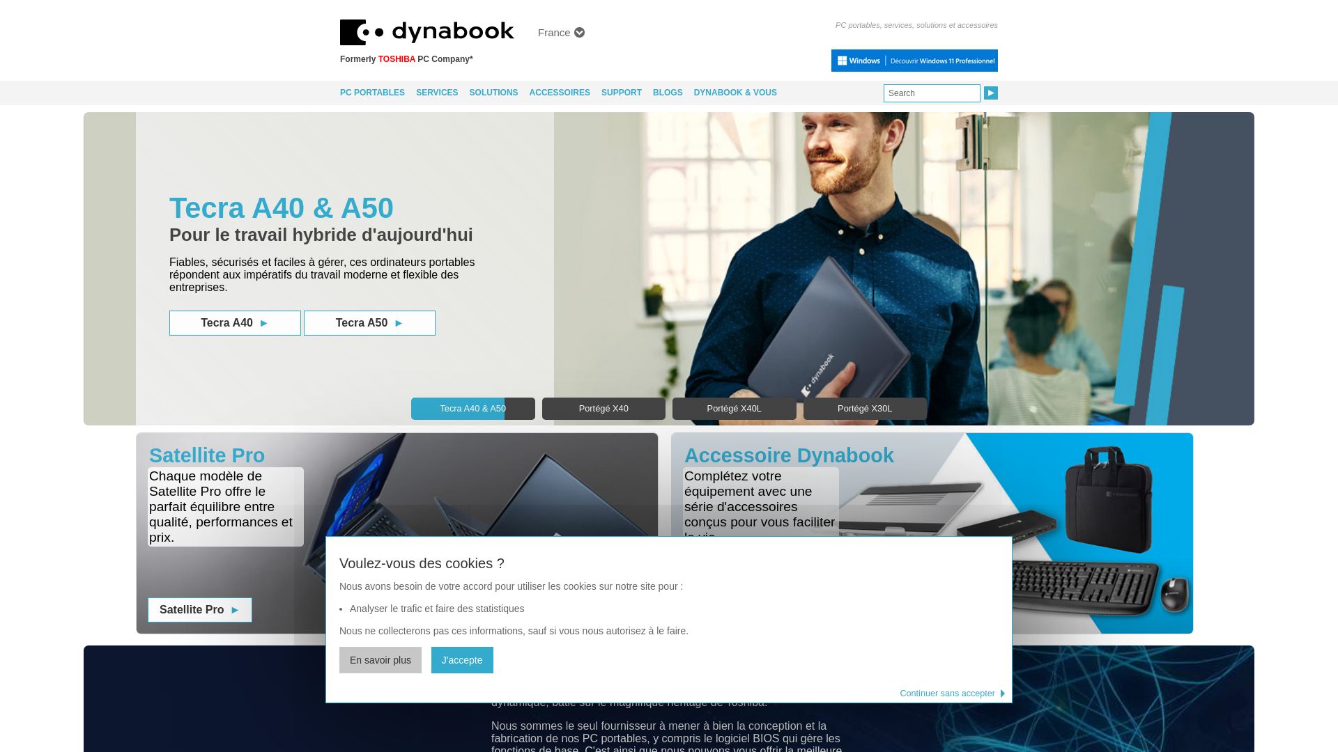网站状态 dynabook.com 是  在线的