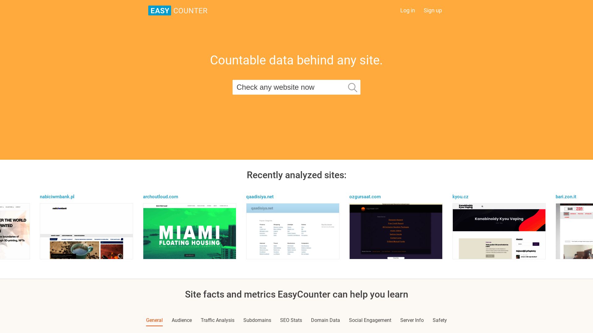 网站状态 easycounter.com 是  在线的