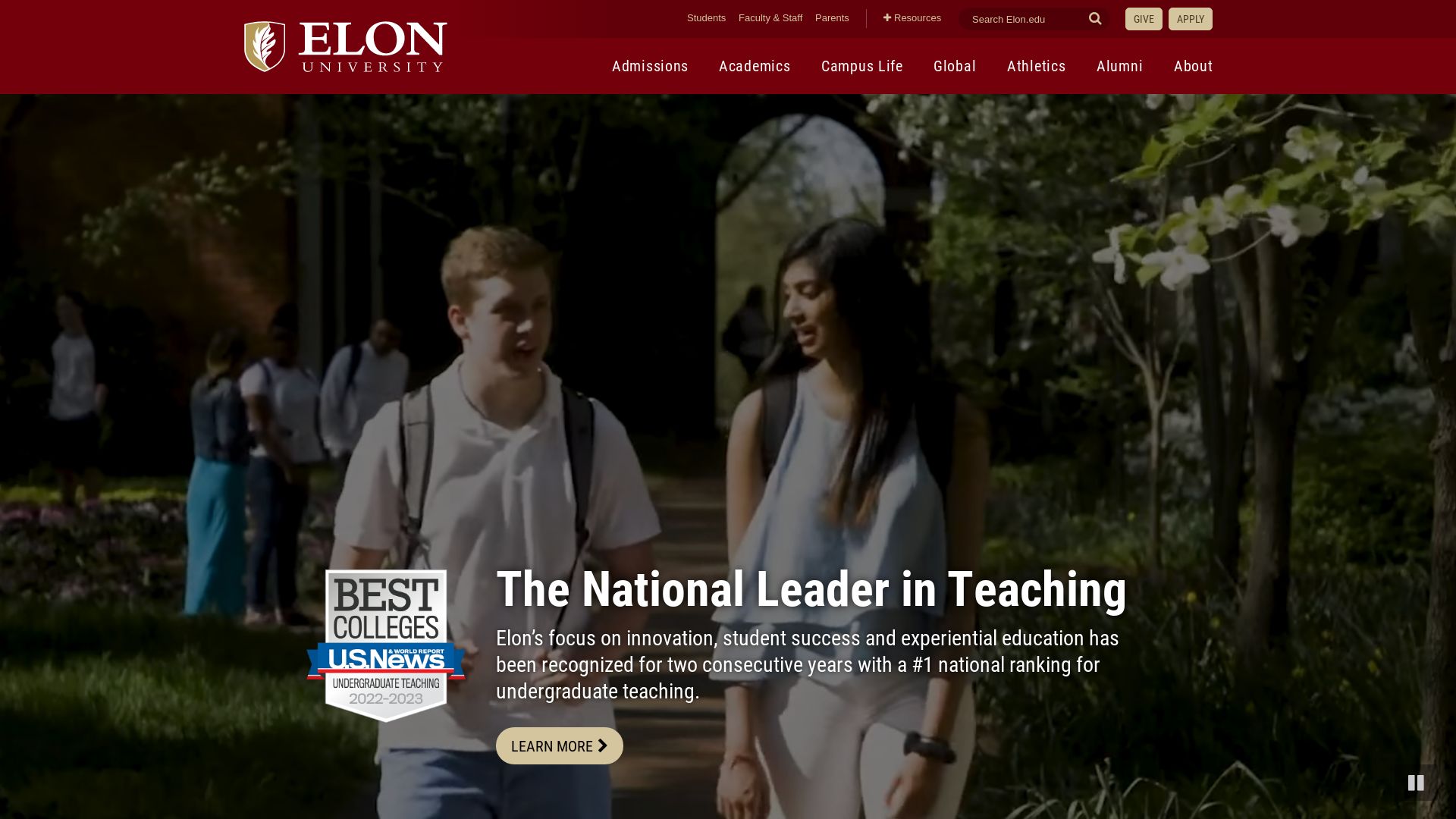 网站状态 elon.edu 是  在线的