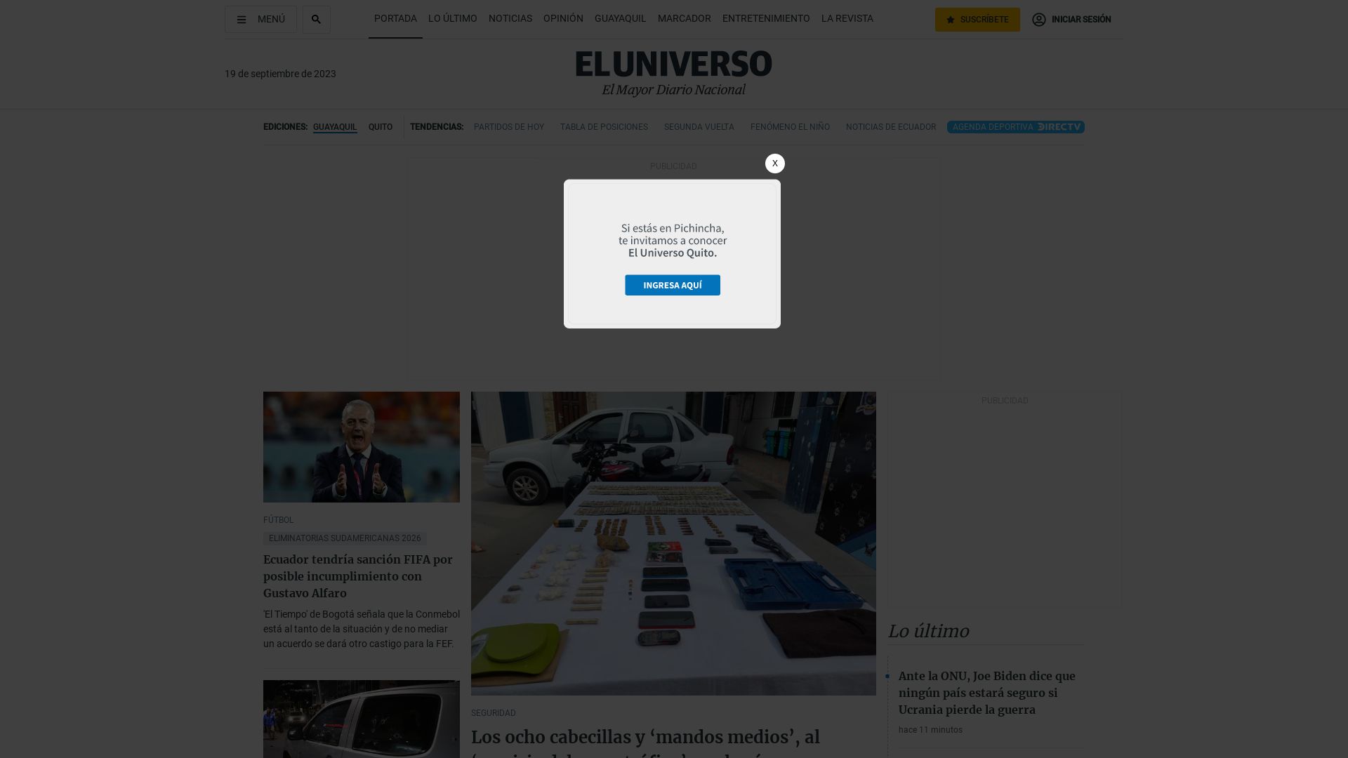 网站状态 eluniverso.com 是  在线的