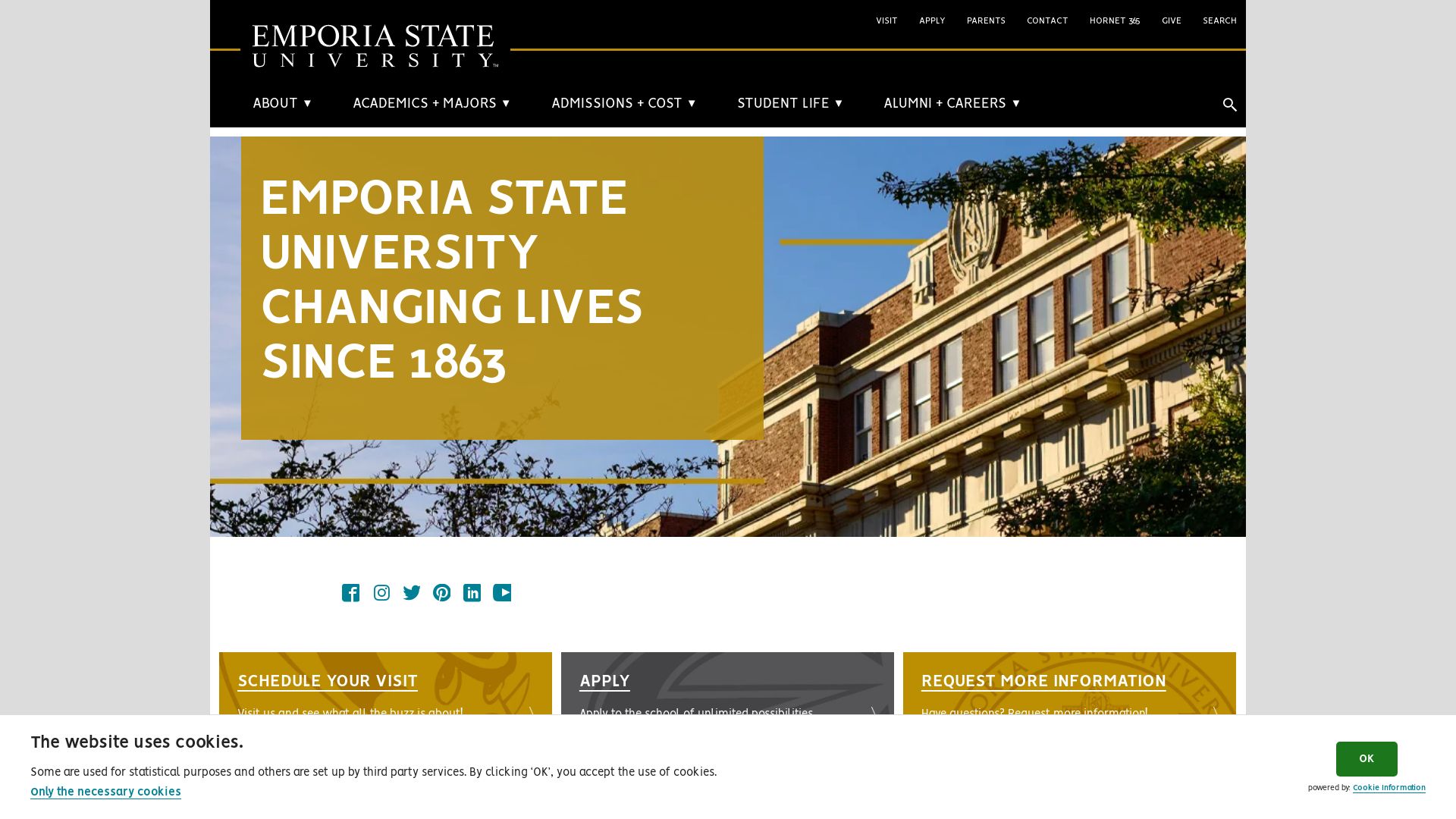 网站状态 emporia.edu 是  在线的