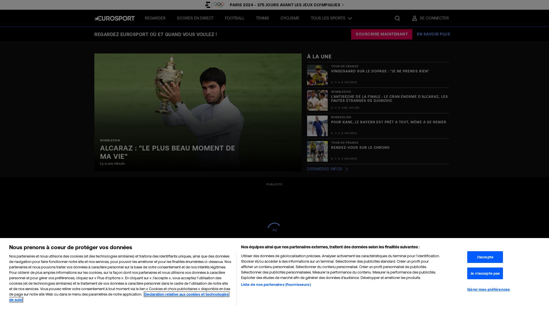 网站状态 eurosport.fr 是  在线的