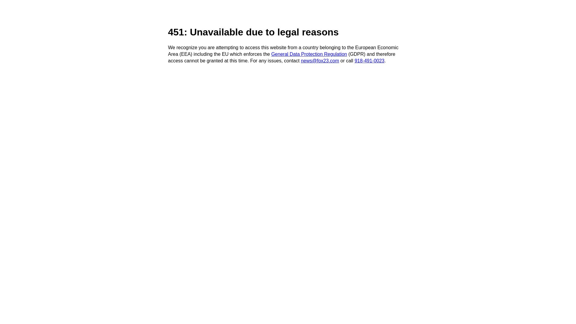 网站状态 fox23.com 是  在线的