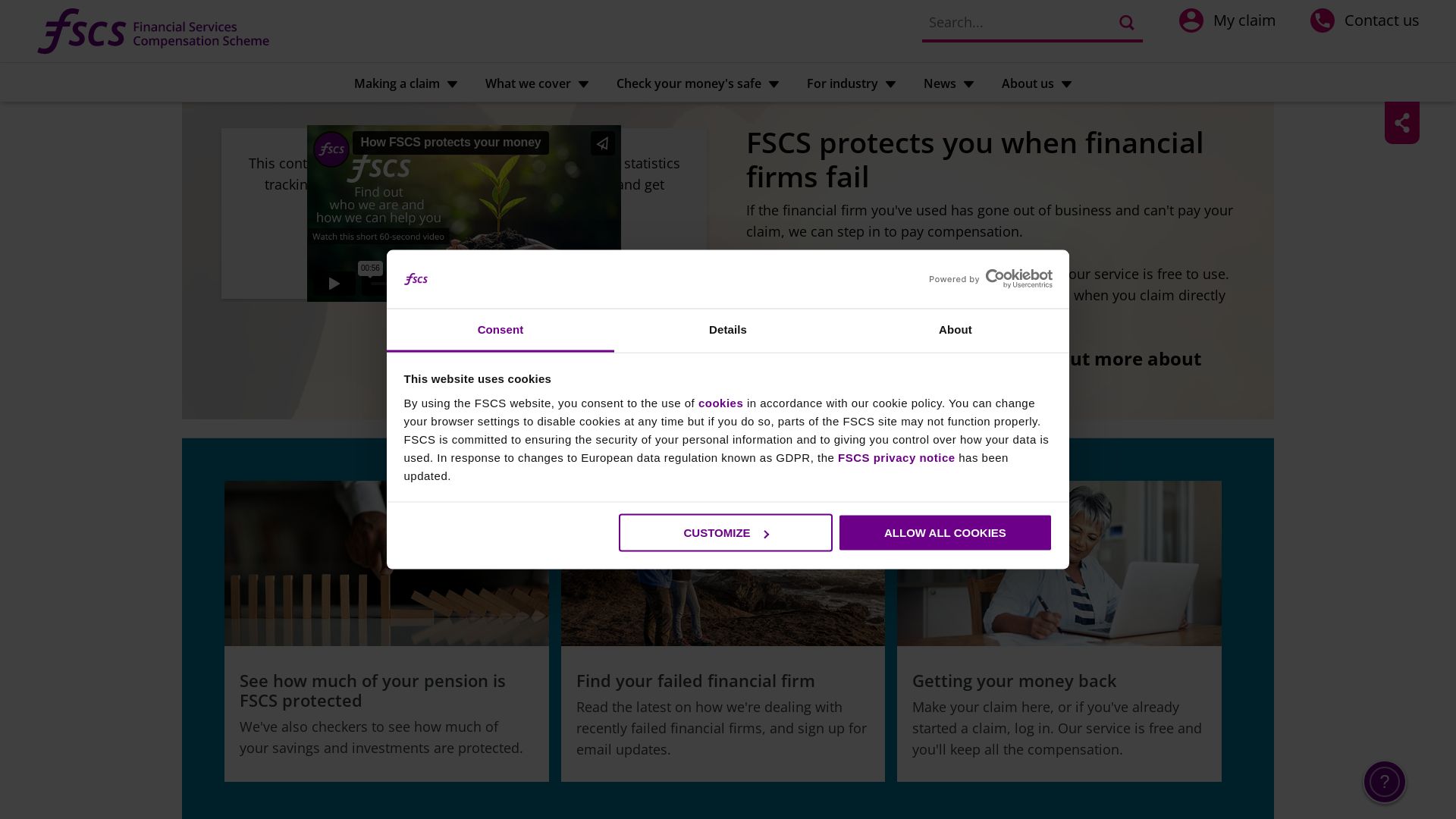 网站状态 fscs.org.uk 是  在线的