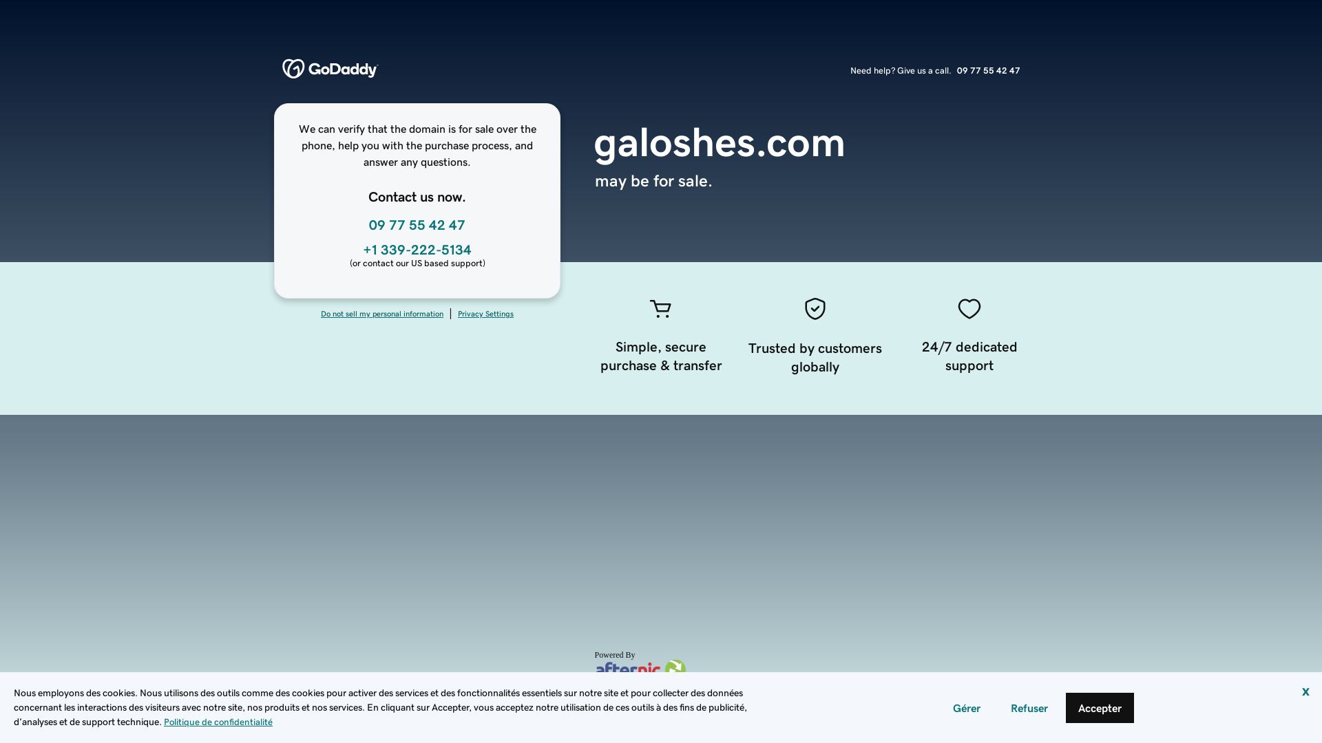 网站状态 galoshes.com 是  在线的