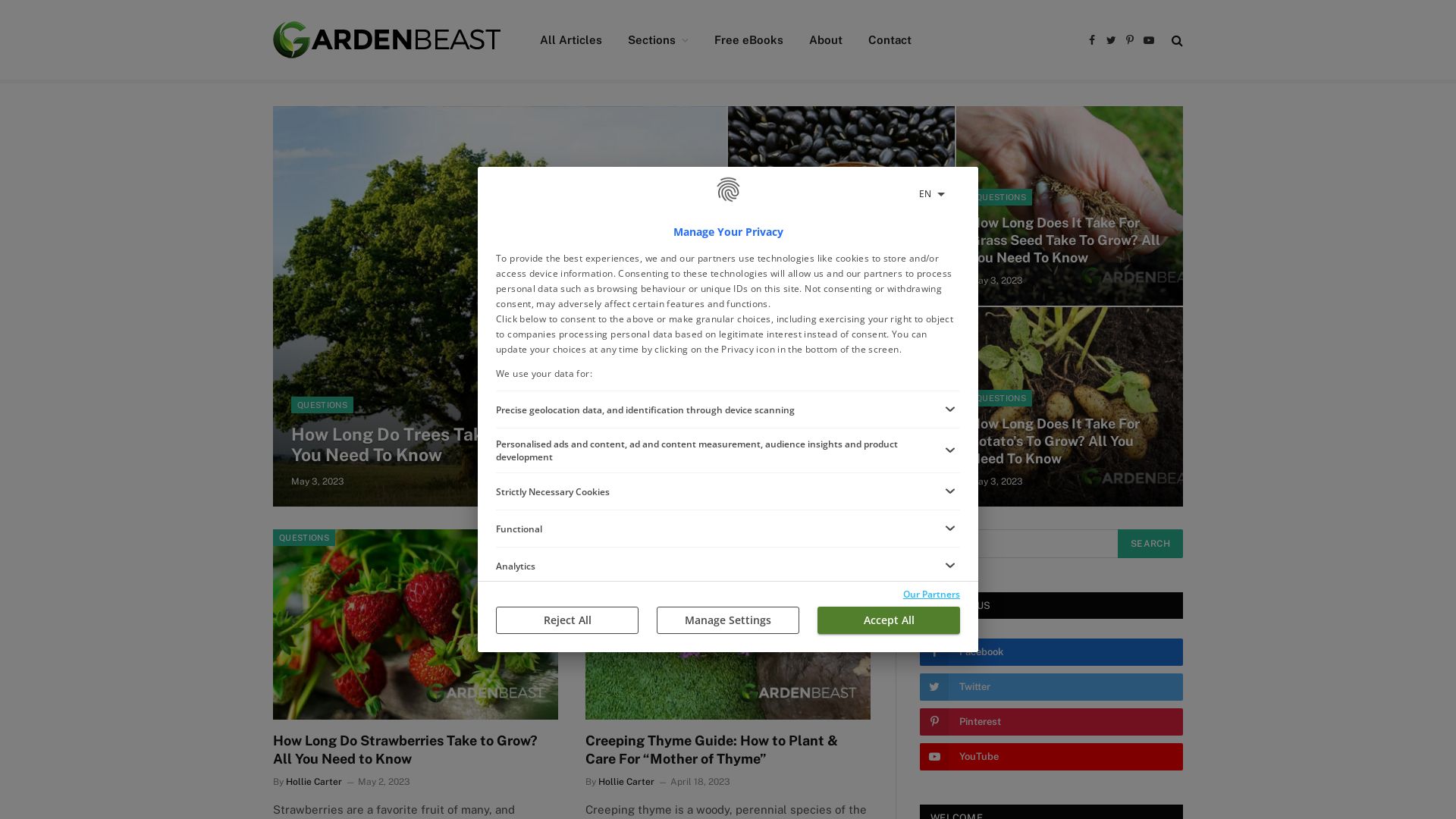 网站状态 gardenbeast.com 是  在线的