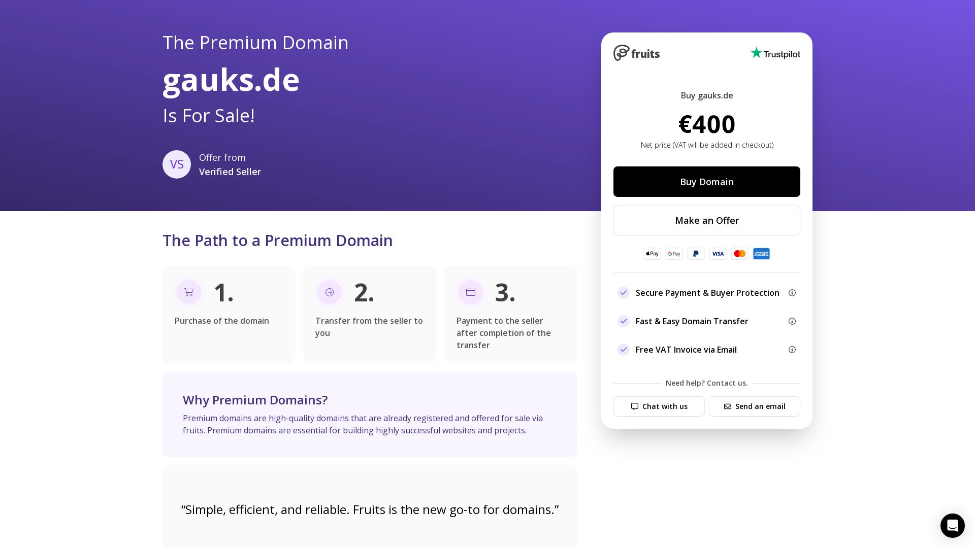 网站状态 gauks.de 是  在线的