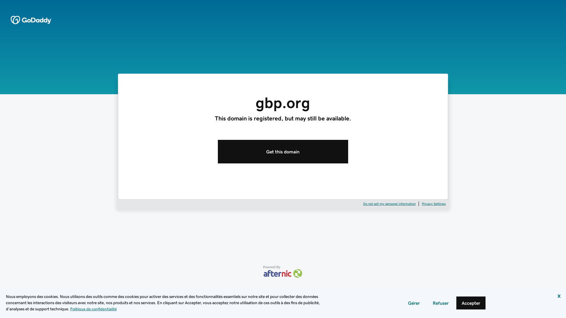 网站状态 gbp.org 是  在线的