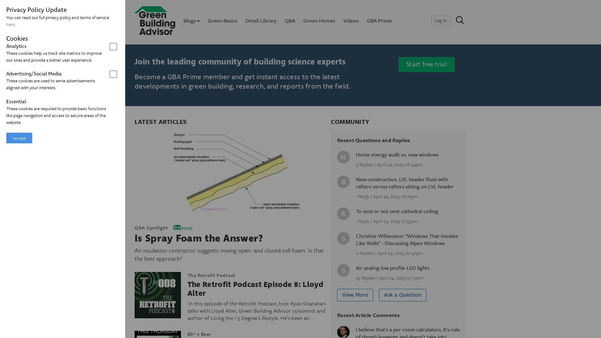 网站状态 greenbuildingadvisor.com 是  在线的