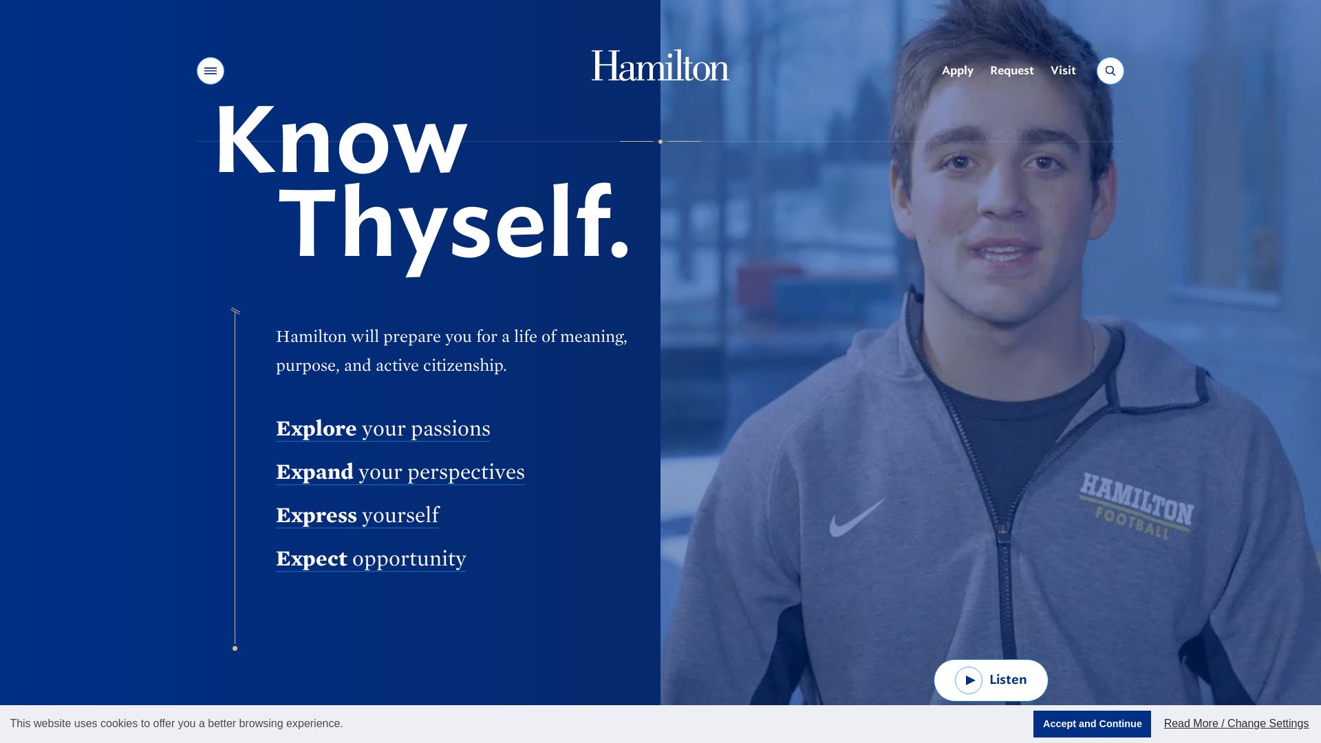 网站状态 hamilton.edu 是  在线的