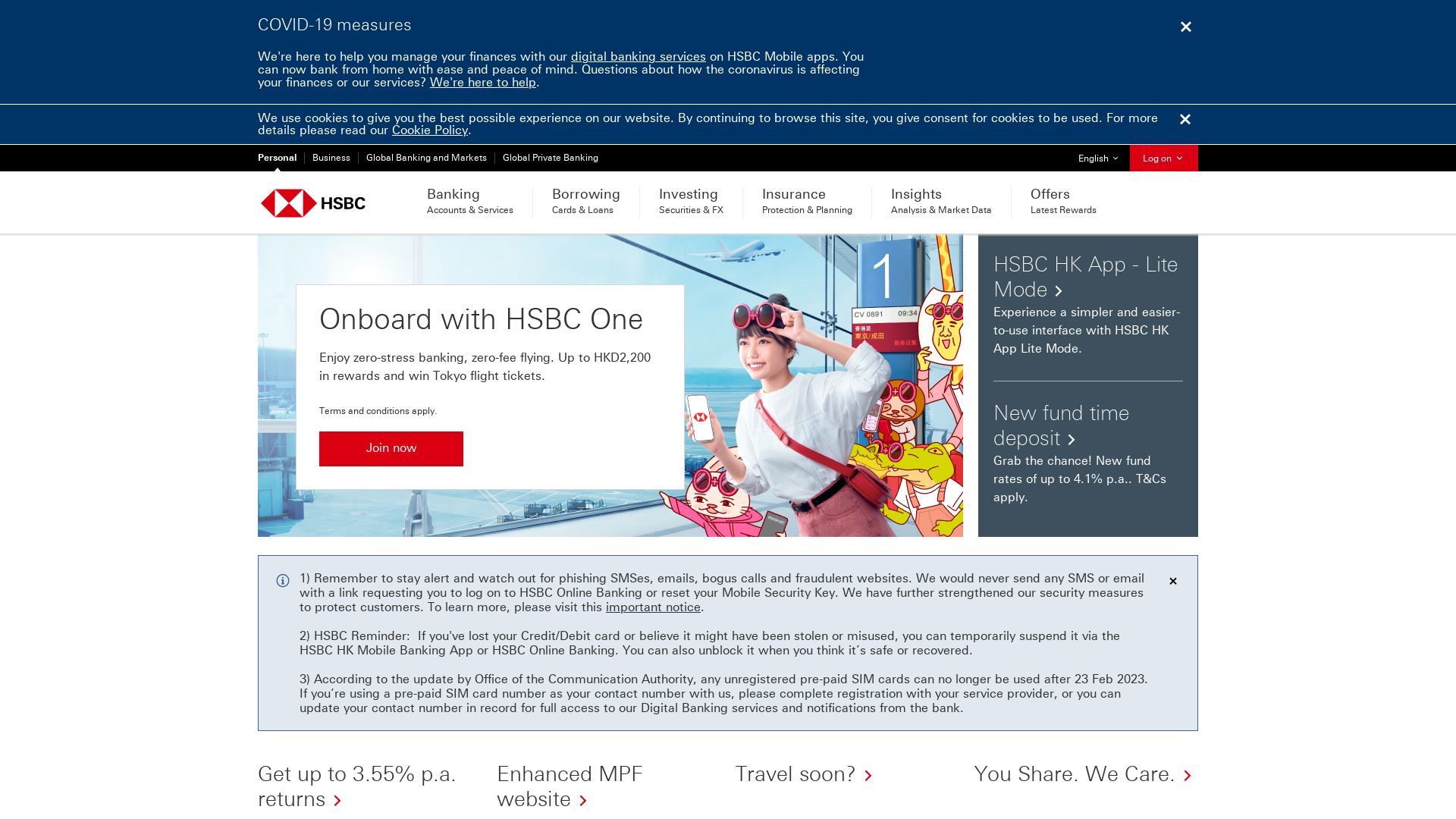 网站状态 hsbc.com.hk 是  在线的