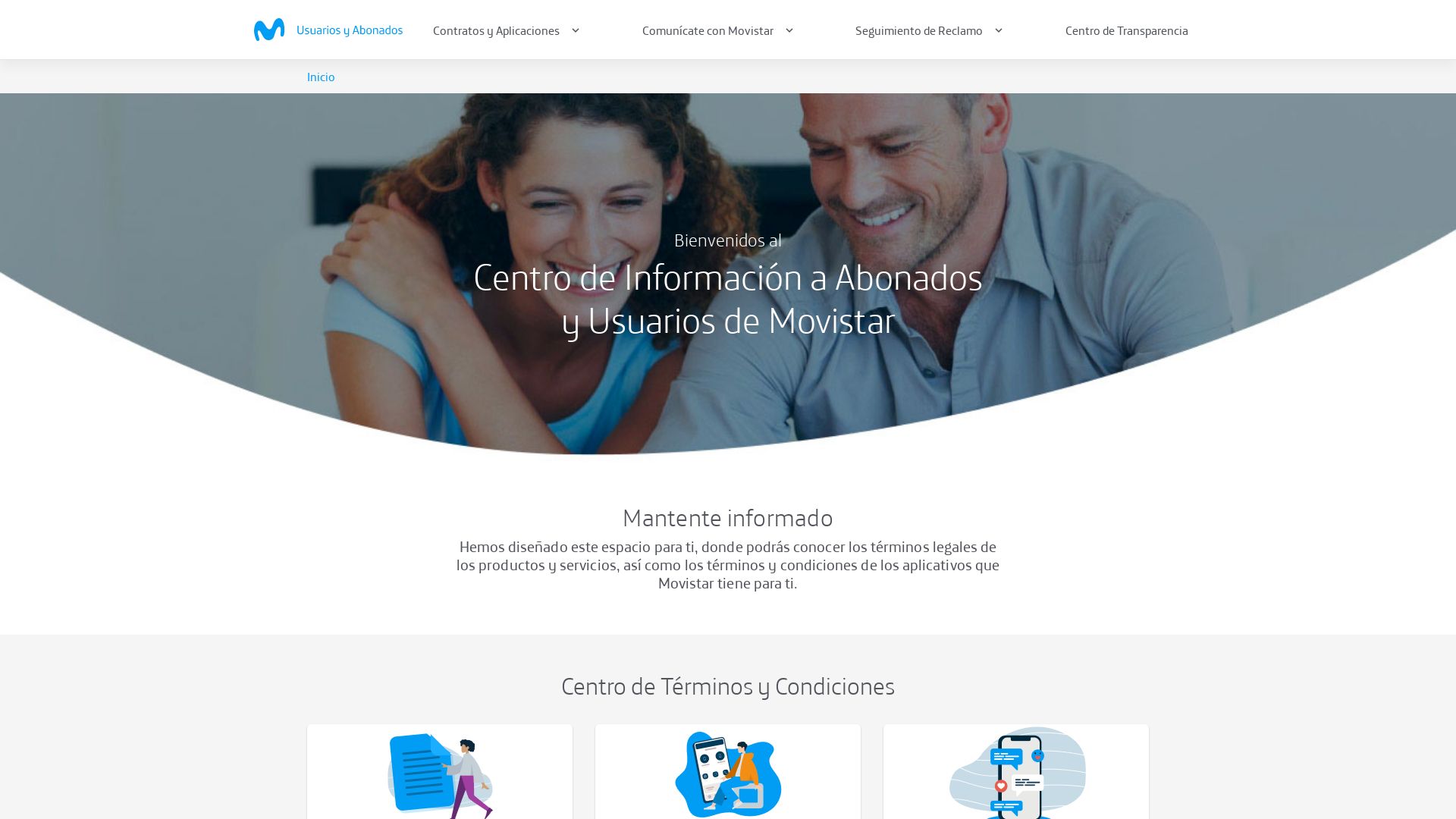 网站状态 infoabonados.movistar.com.pe 是  在线的