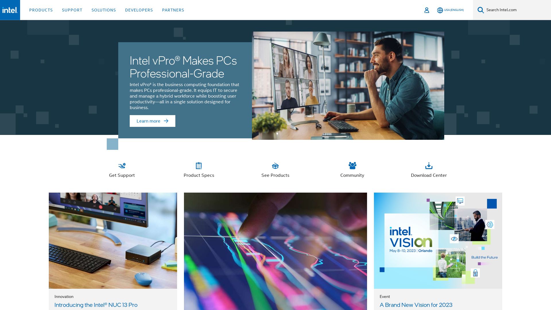 网站状态 intel.com 是  在线的