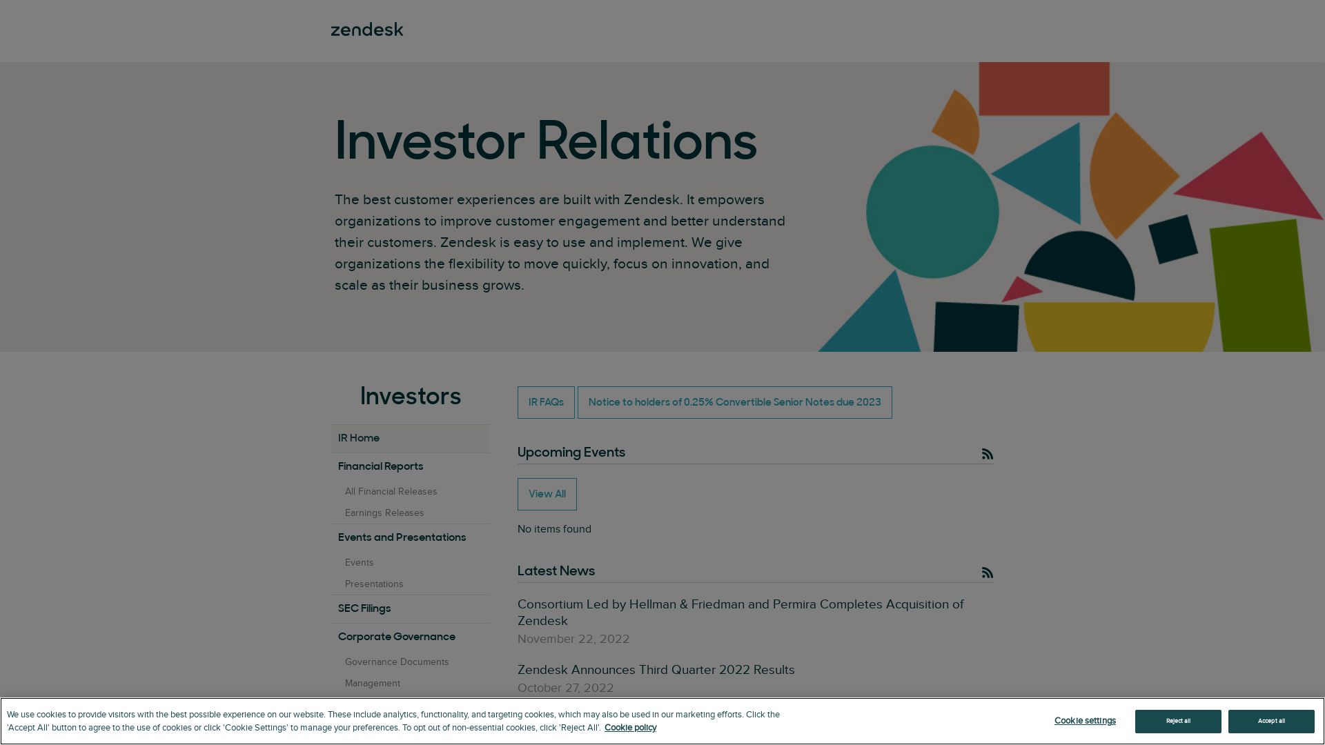 网站状态 investor.zendesk.com 是  在线的