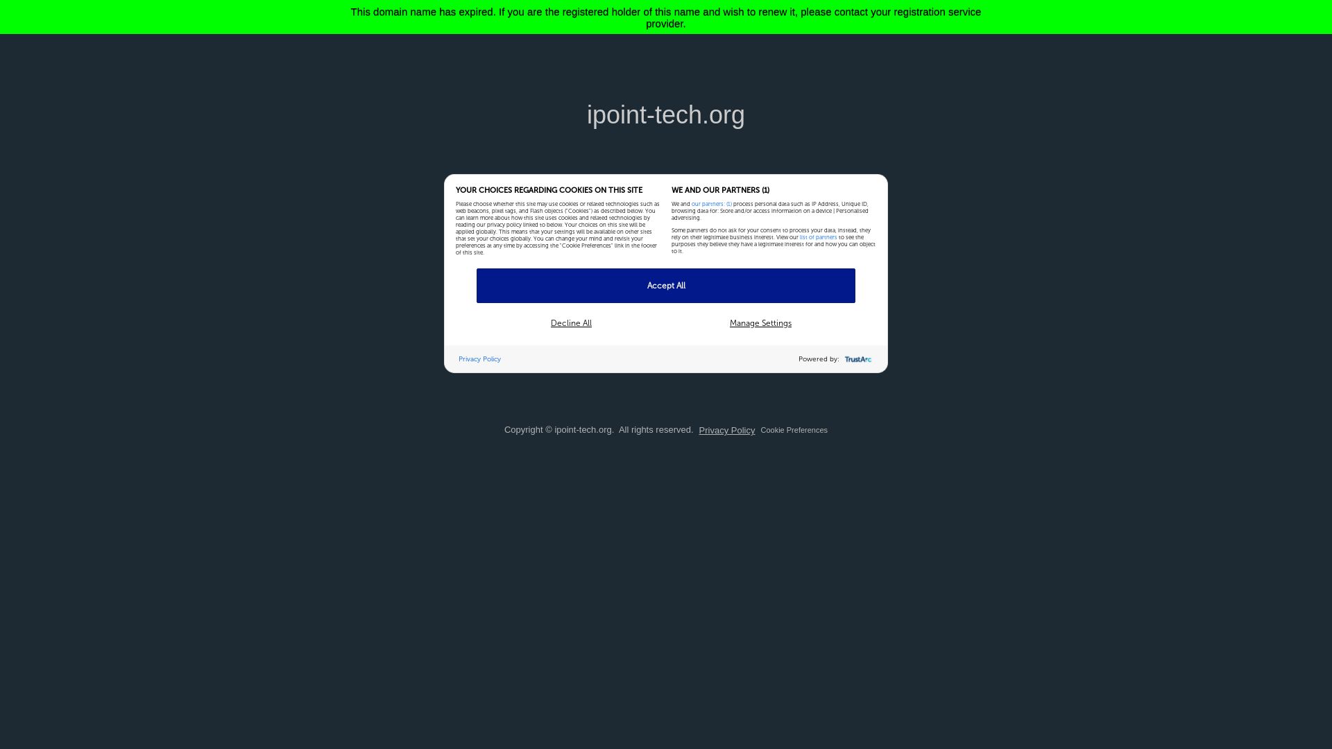 网站状态 ipoint-tech.org 是  在线的