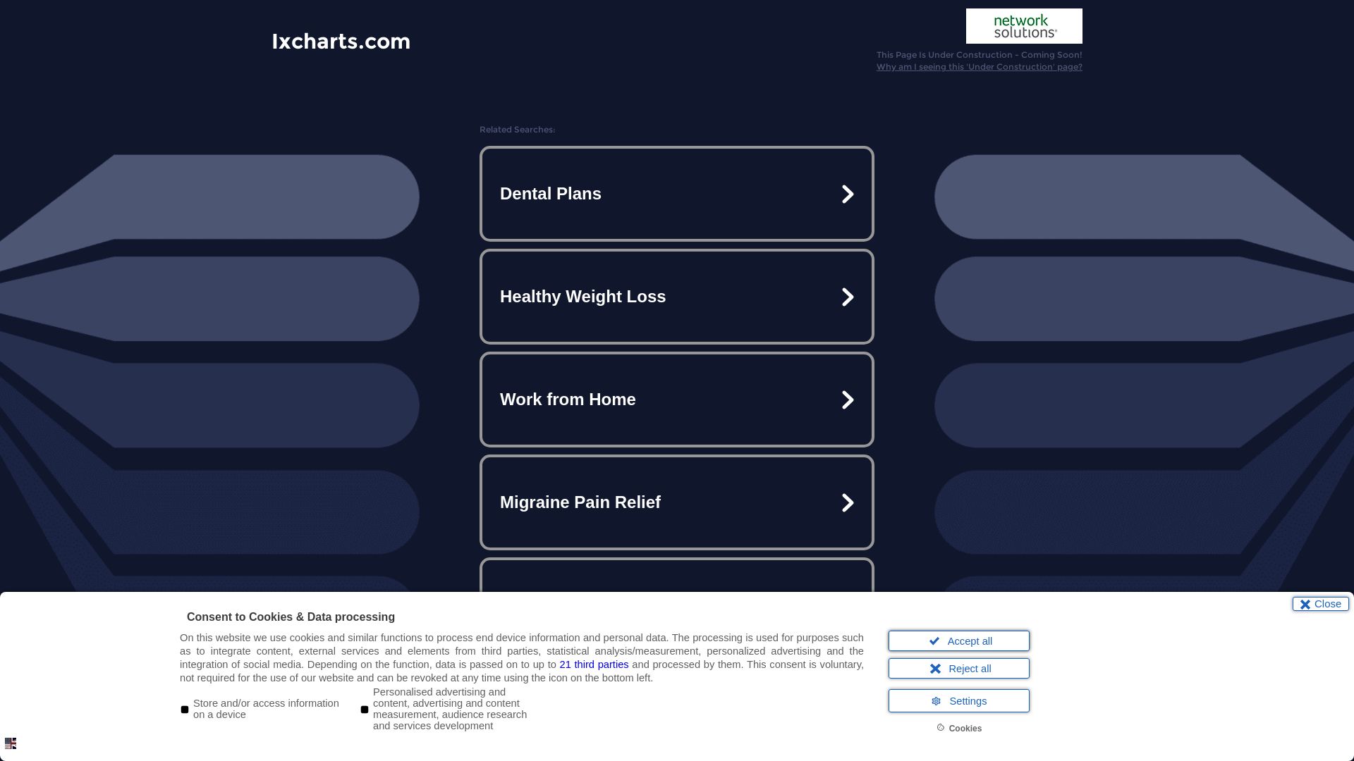 网站状态 ixcharts.com 是  在线的