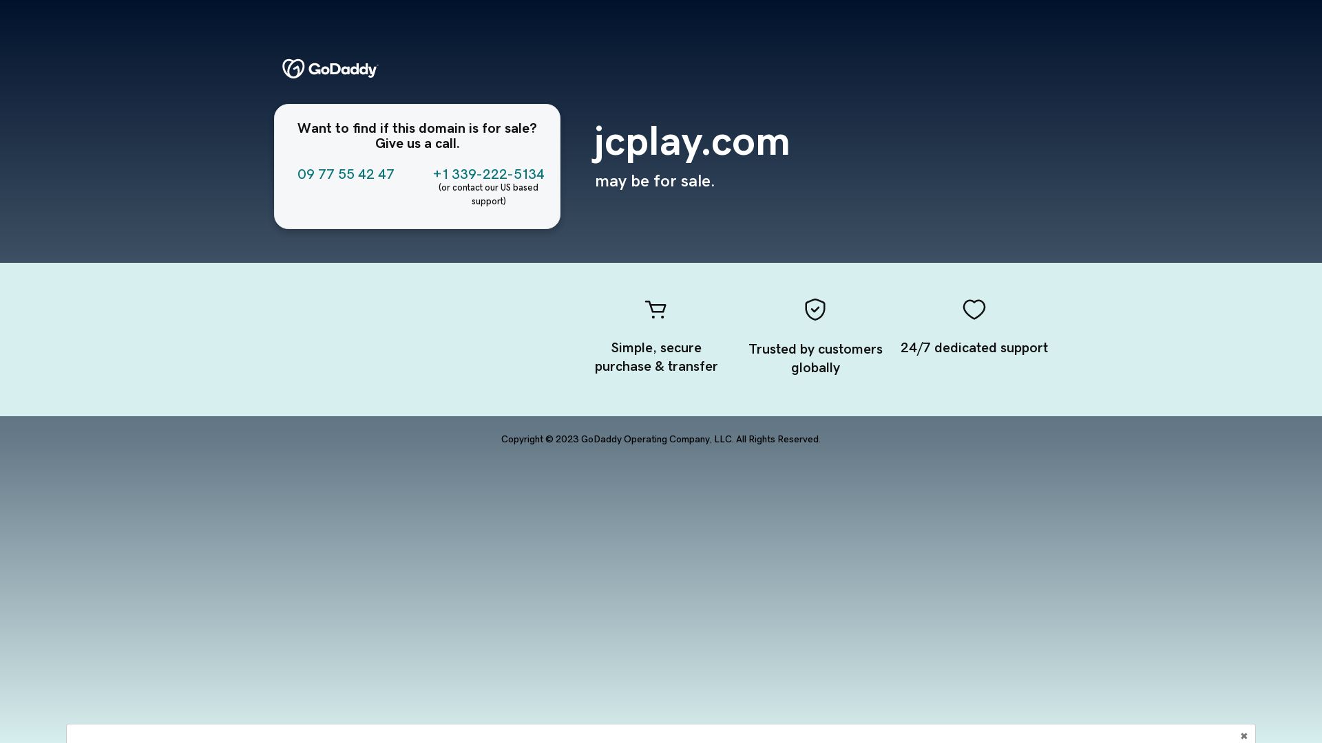 网站状态 jcplay.com 是  在线的
